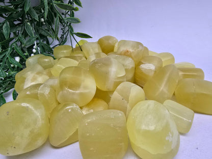 Lemon Calcite Tumbled Stone Crystal Wellness