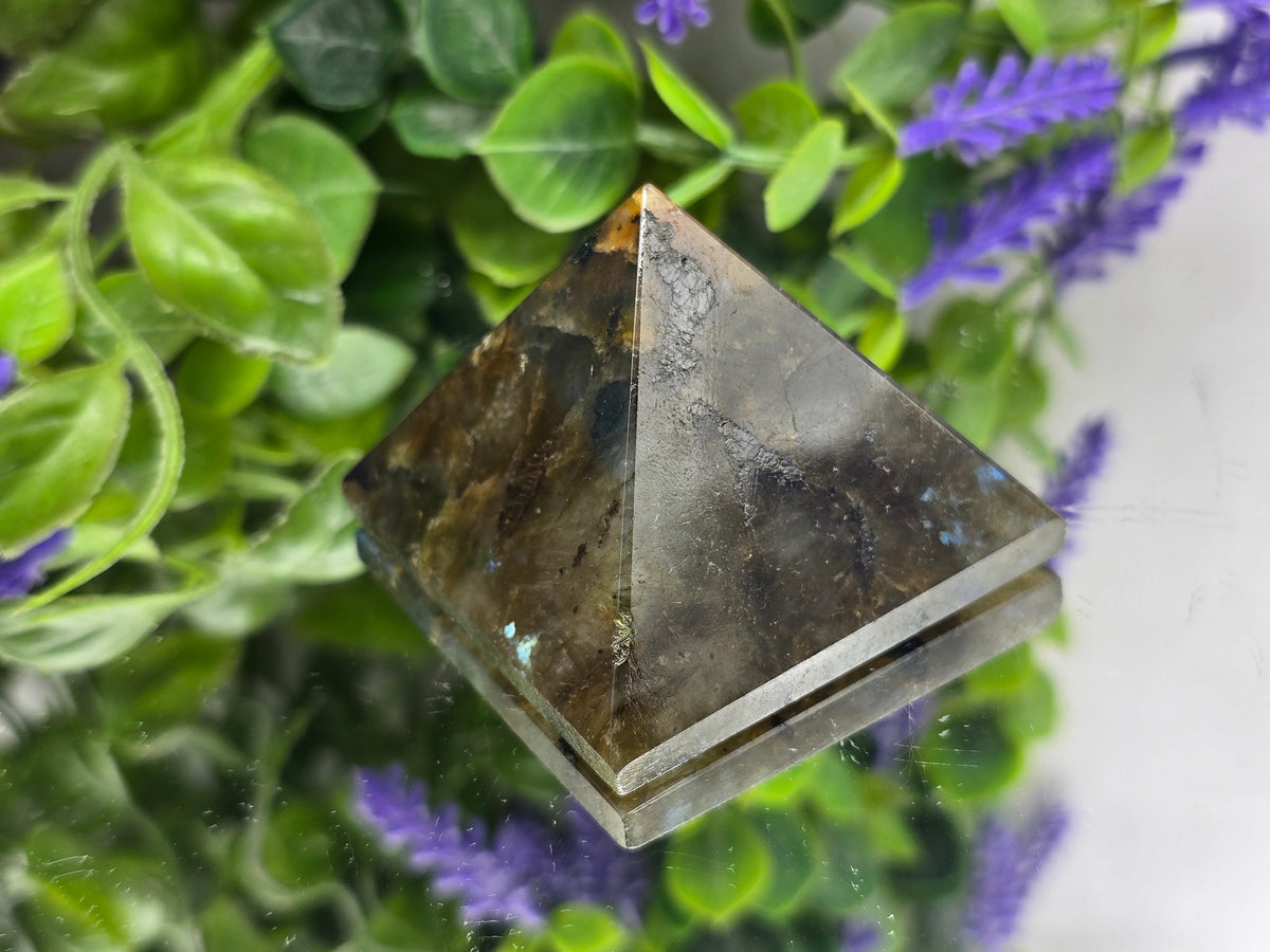 Labradorite “Stone of Magic, Transformation & Protection” Pyramid Crystal Wellness