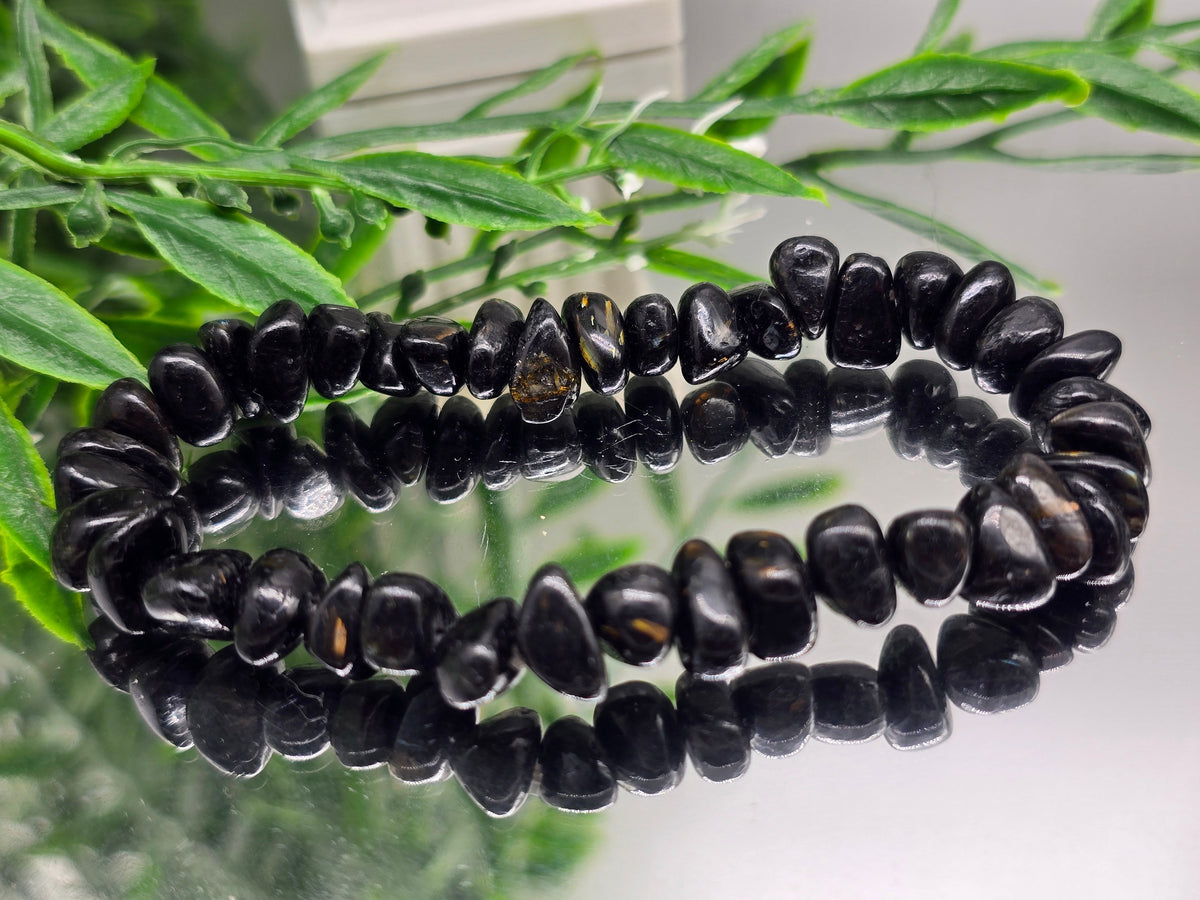 Genuine Nuumite Bracelet | Stone of Ancient Protection, Transformation & Personal Power | 27.06g Crystal Wellness