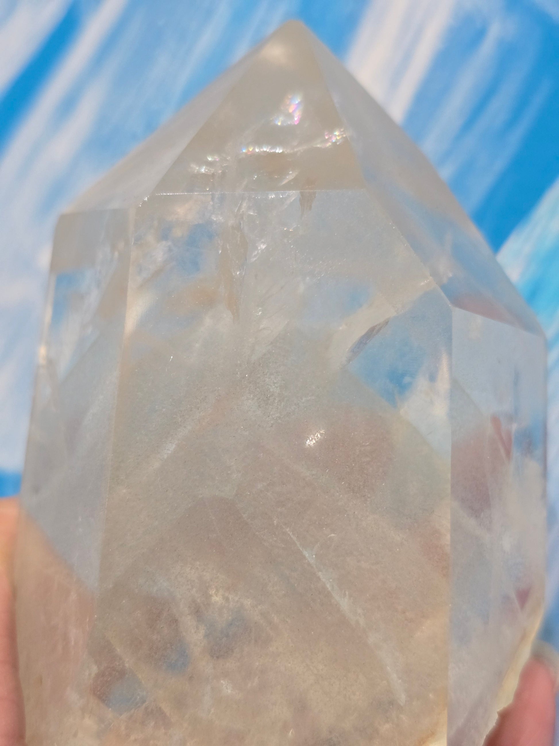 Green Phantom Quartz Tower 1122g 157mm x 107mm Crystal Wellness