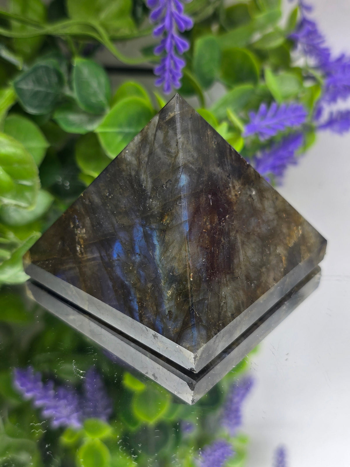 Labradorite Pyramid | Magic, Transformation & Protection Crystal Wellness