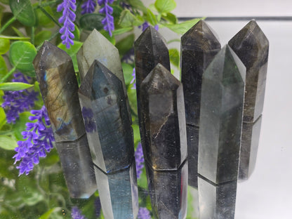 Labradorite Crystal Point – Stone of Magic, Transformation & Psychic Protection Crystal Wellness