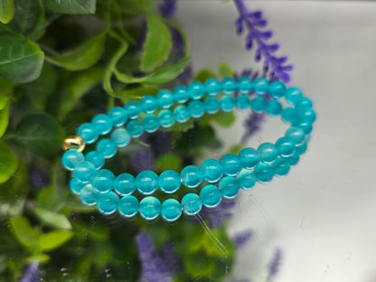 Premium Amazonite 6mm Beads Bracelet (Stone of Truth, Harmony & Hope) Crystal Wellness