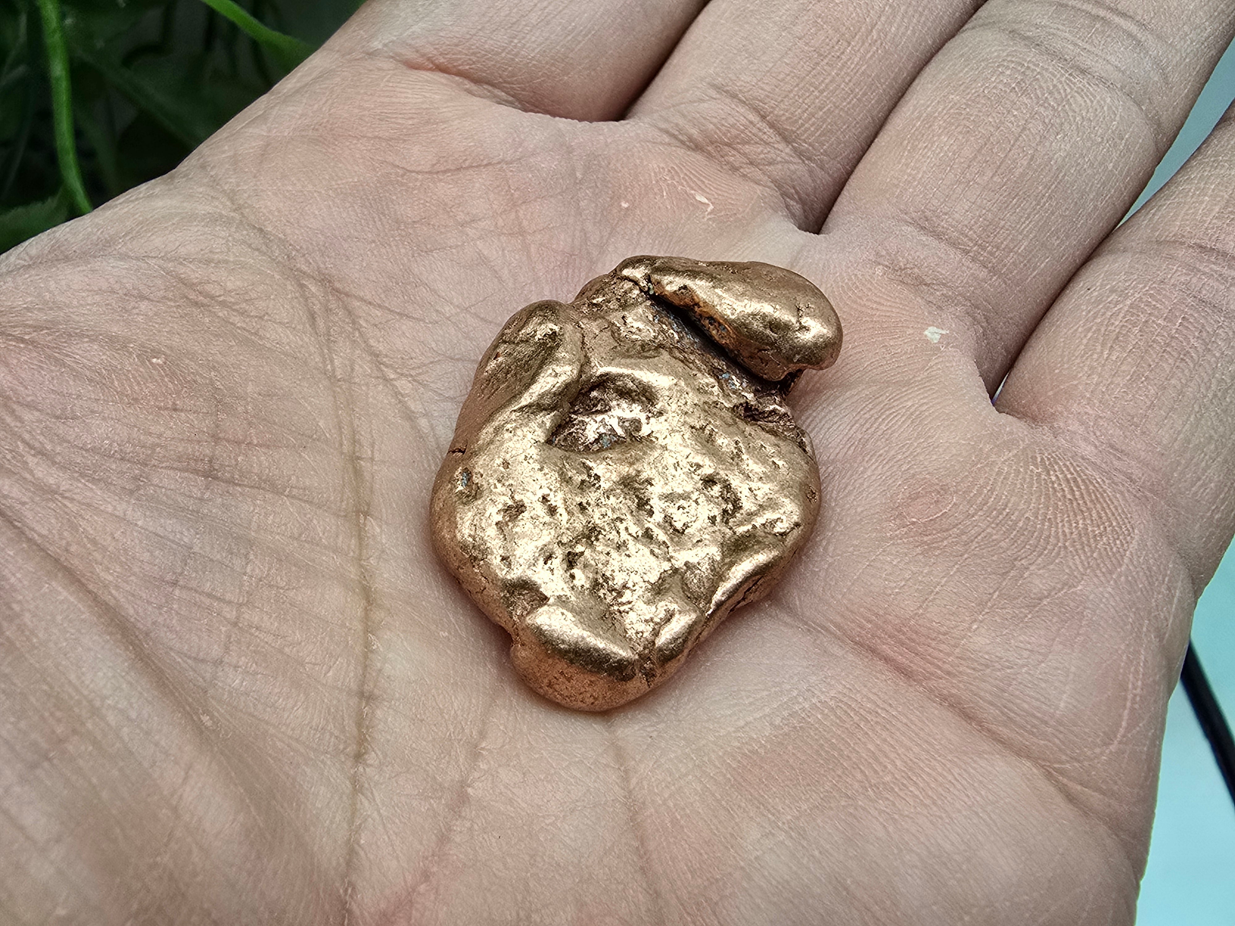 Michigan Native Copper Nugget (Stone of Vital Life Force & Earthly Abundance) Crystal Wellness