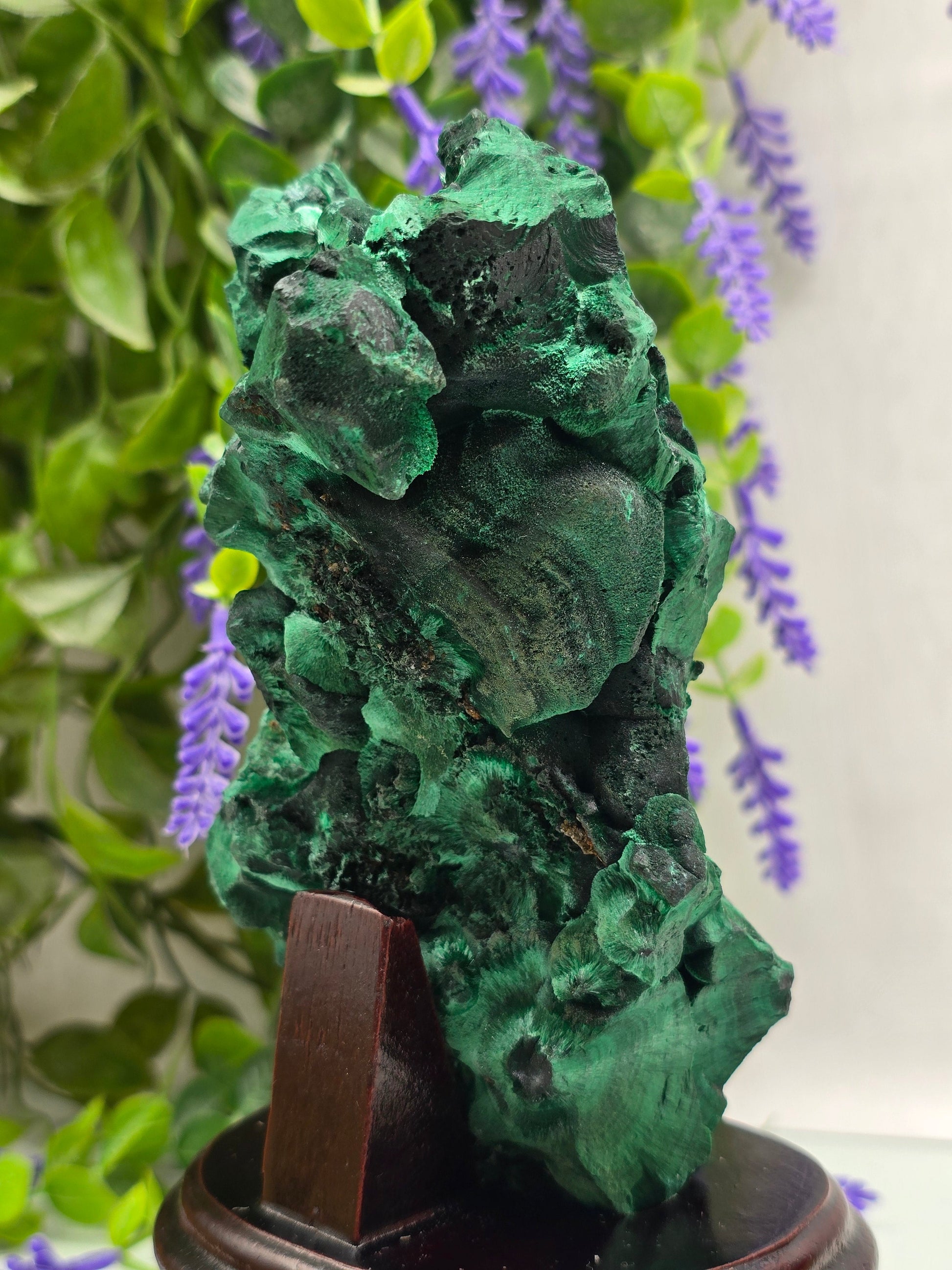 Malachite Polished Freeform Crystal Wellness