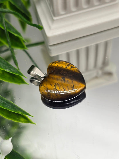 Varieties of Crystal Heart Pendant | Healing Crystal Necklace for Love, Balance & Daily Energy Crystal Wellness