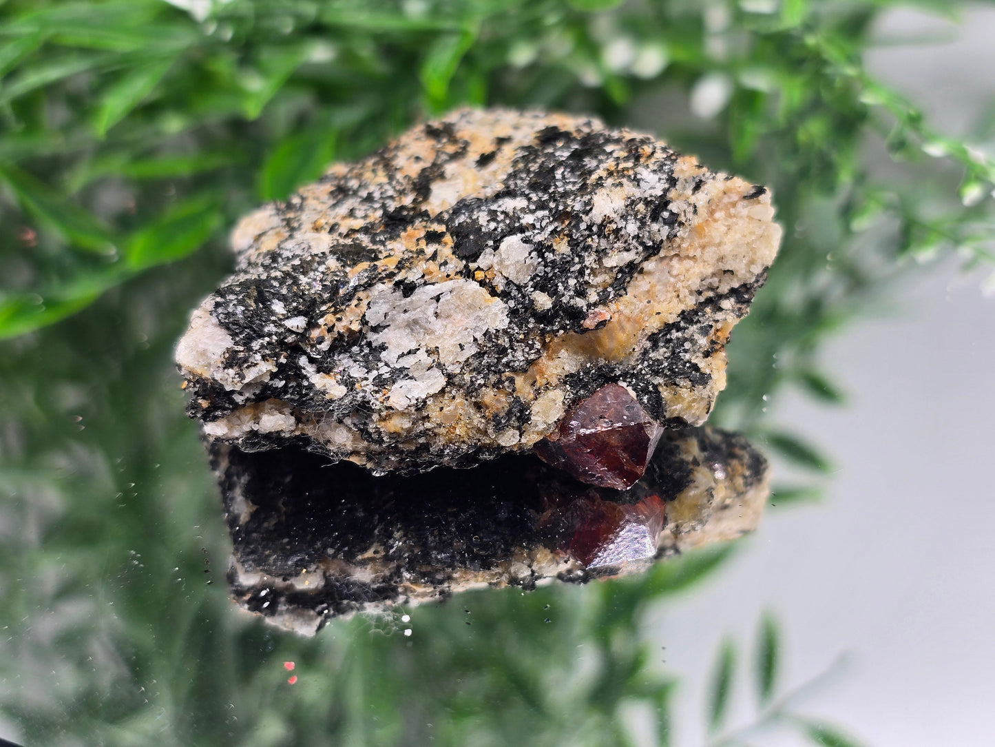 Rare Red Zircon Crystals – 72g, 6x5x2cm Collector’s Specimen Crystal Wellness