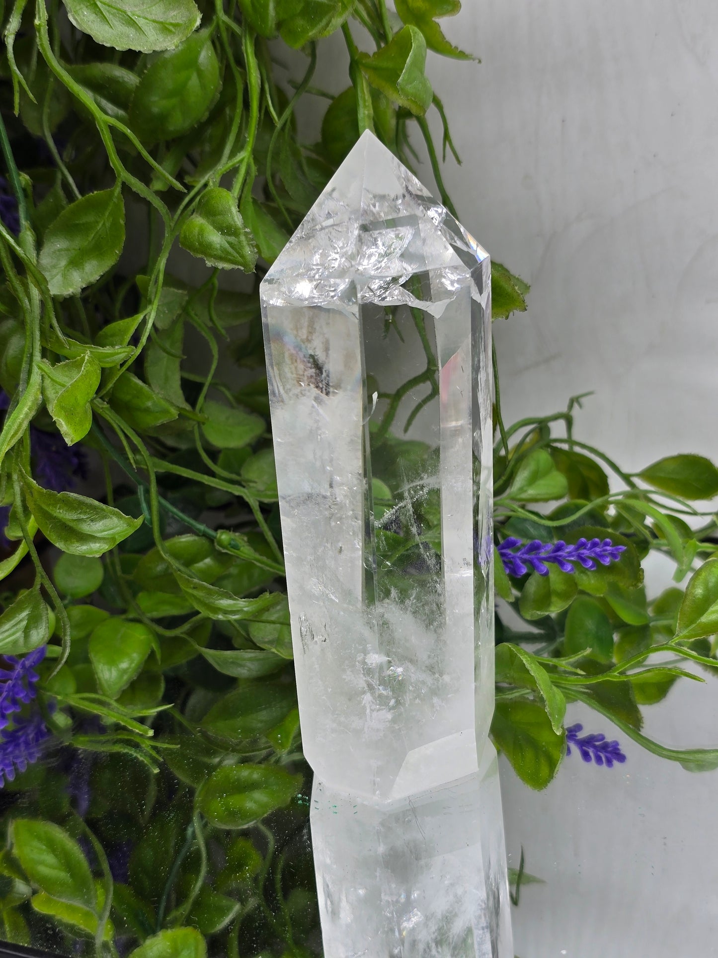 Clear Quartz Generator 14 × 5 × 5 cm (Stone of Amplification & Clarity)