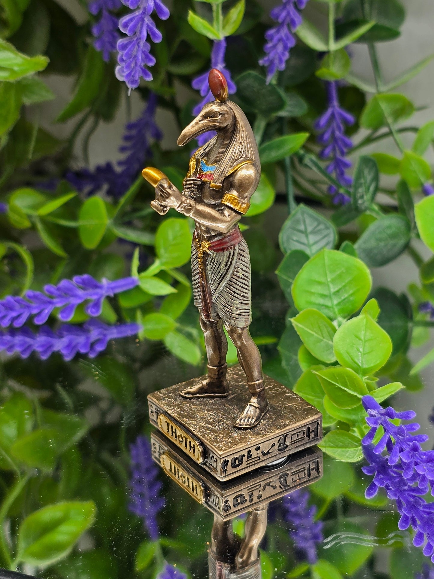 Thoth God of Knowledge Mini Figurine 8.5cm Crystal Wellness