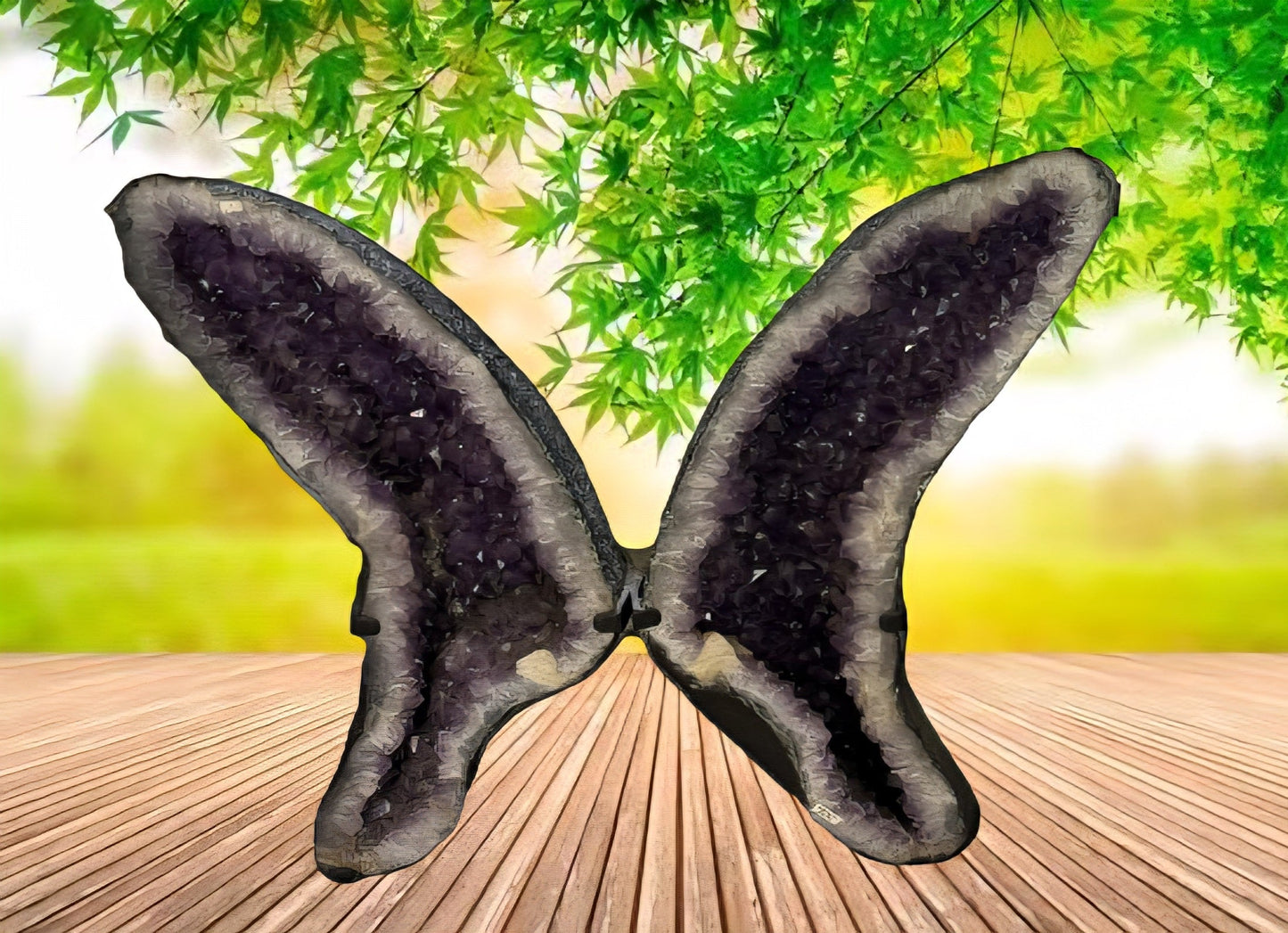 Amethyst Geode “THE BUTTERFLY” 63 Kgs Crystal Wellness