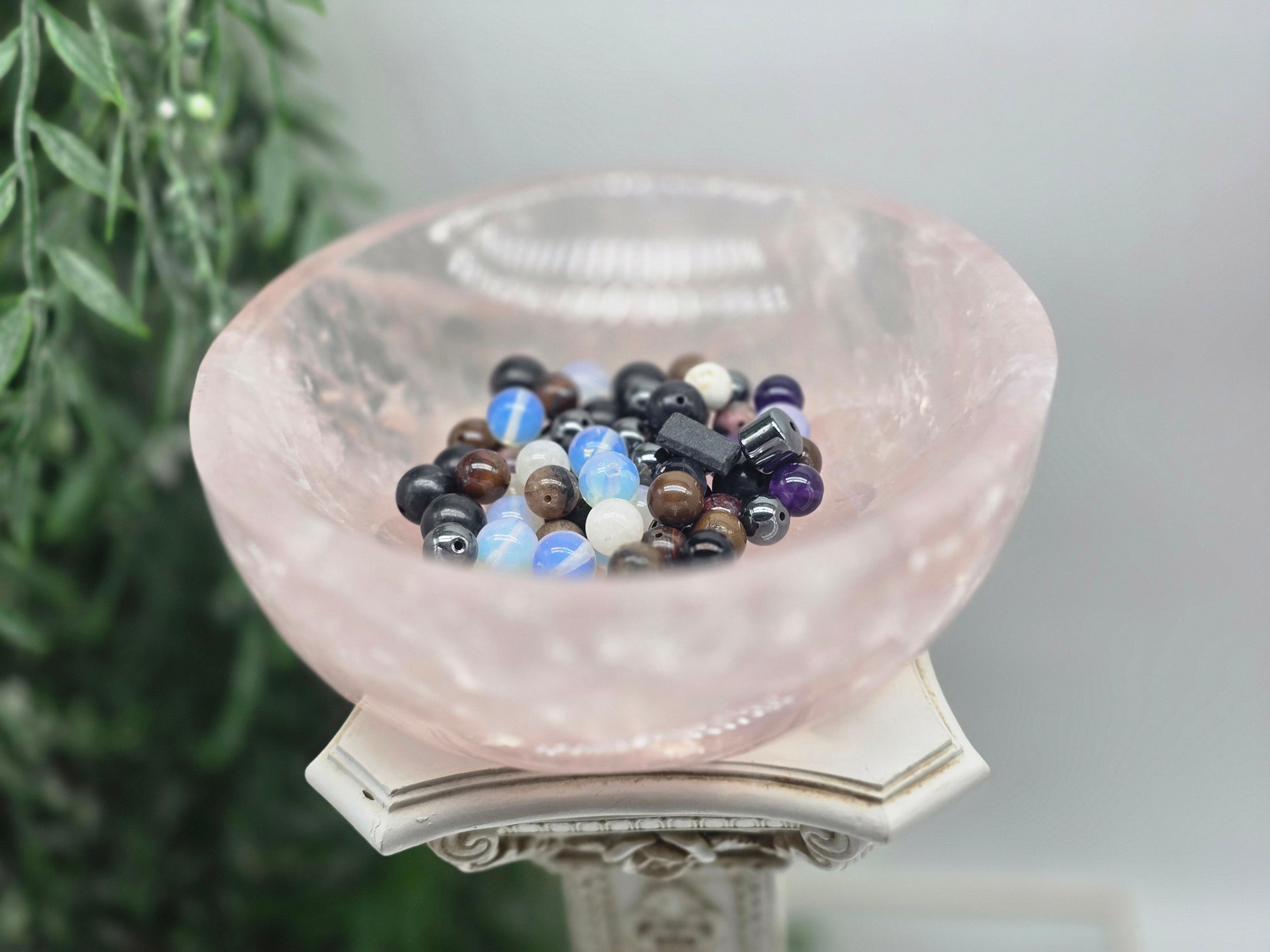 Rose Quartz bowl 0.589Kg 12x4.8cm Crystal Wellness