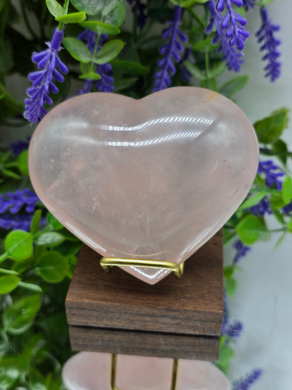 Premium Grade Rose Quartz Heart – Stone of Unconditional Love, Peace & Emotional Healing Crystal Wellness