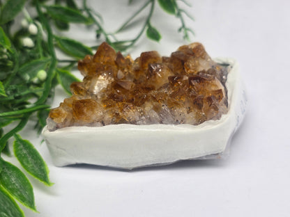 Citrine Cluster Crystal Wellness