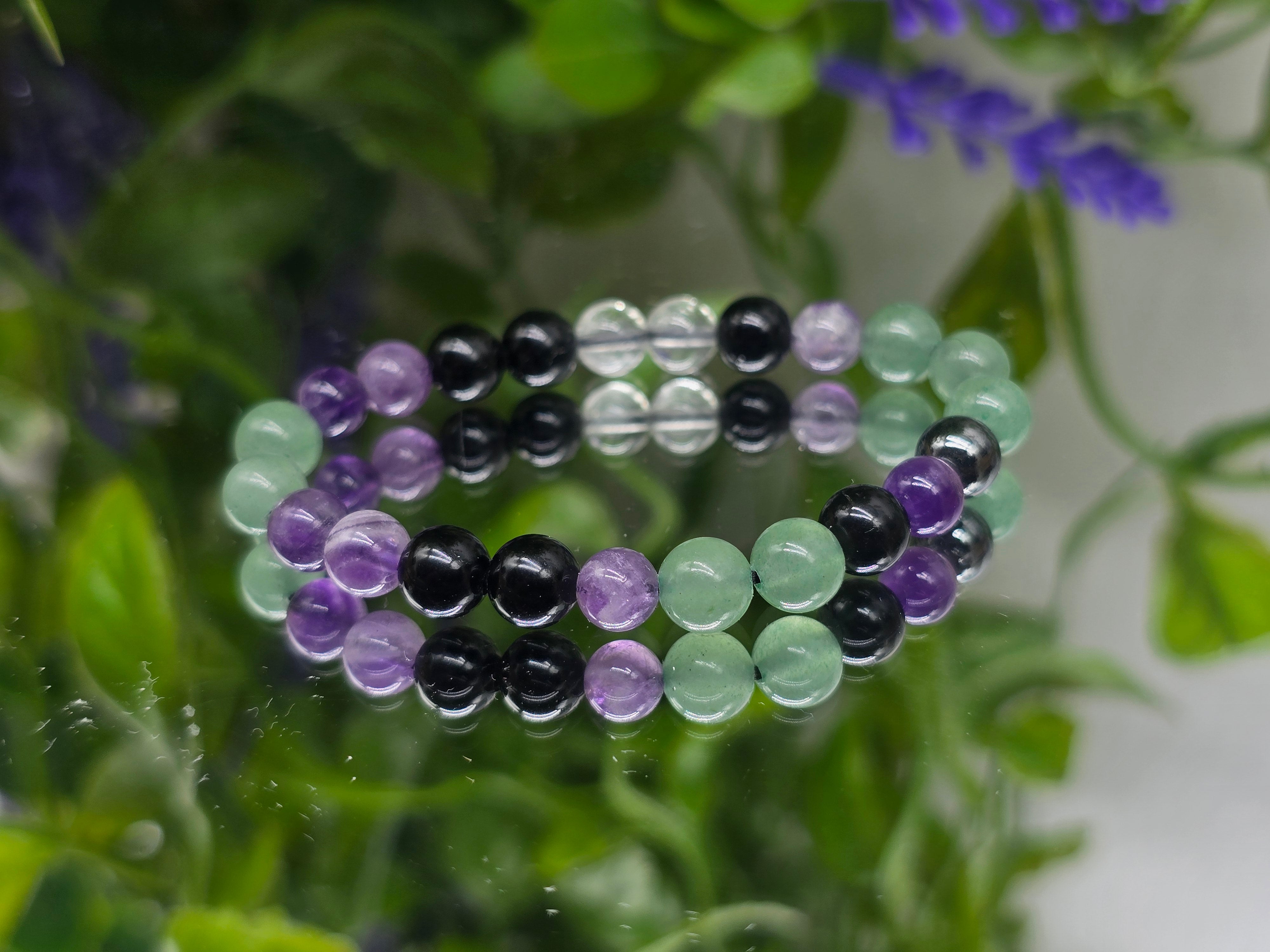 Kids ADHD Calming & Focus 6mm Beads Bracelet (Stone of Balance, Calm & Gentle Focus) Crystal Wellness