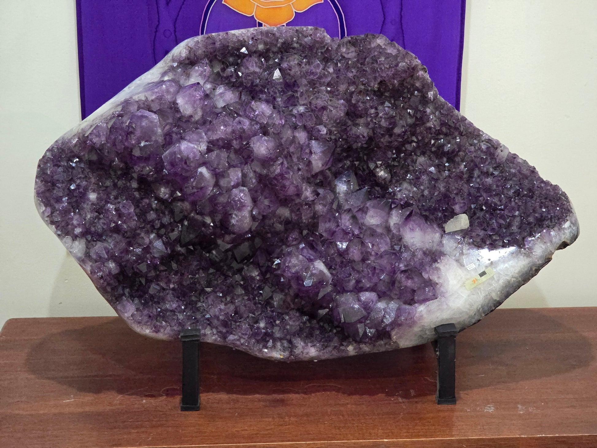 AAA Superb Deep Purple Amethyst Cluster – Stone of Divine Protection, Spiritual Awakening & Inner Harmony Crystal Wellness