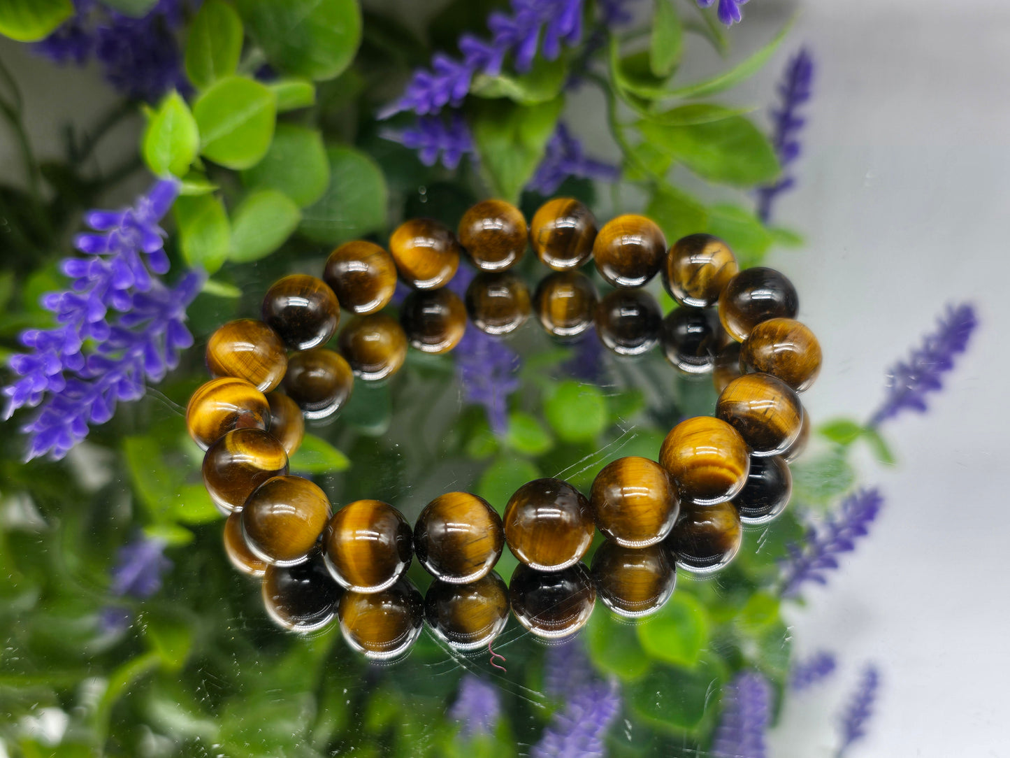 Tiger's Eye Beads Bracelet Crystal Wellness