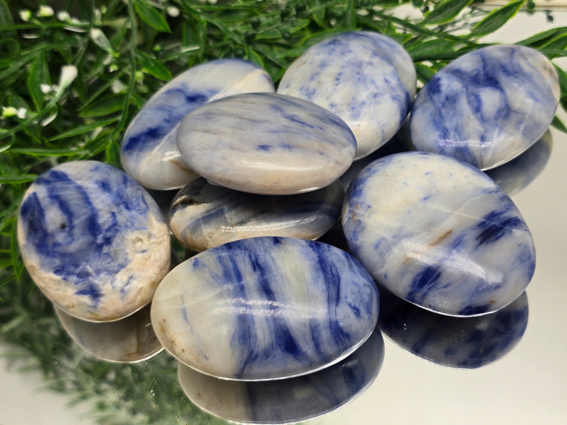 Afghanite Palmstone (Stone of Higher Mind, Truth & Spiritual Awakening) Crystal Wellness