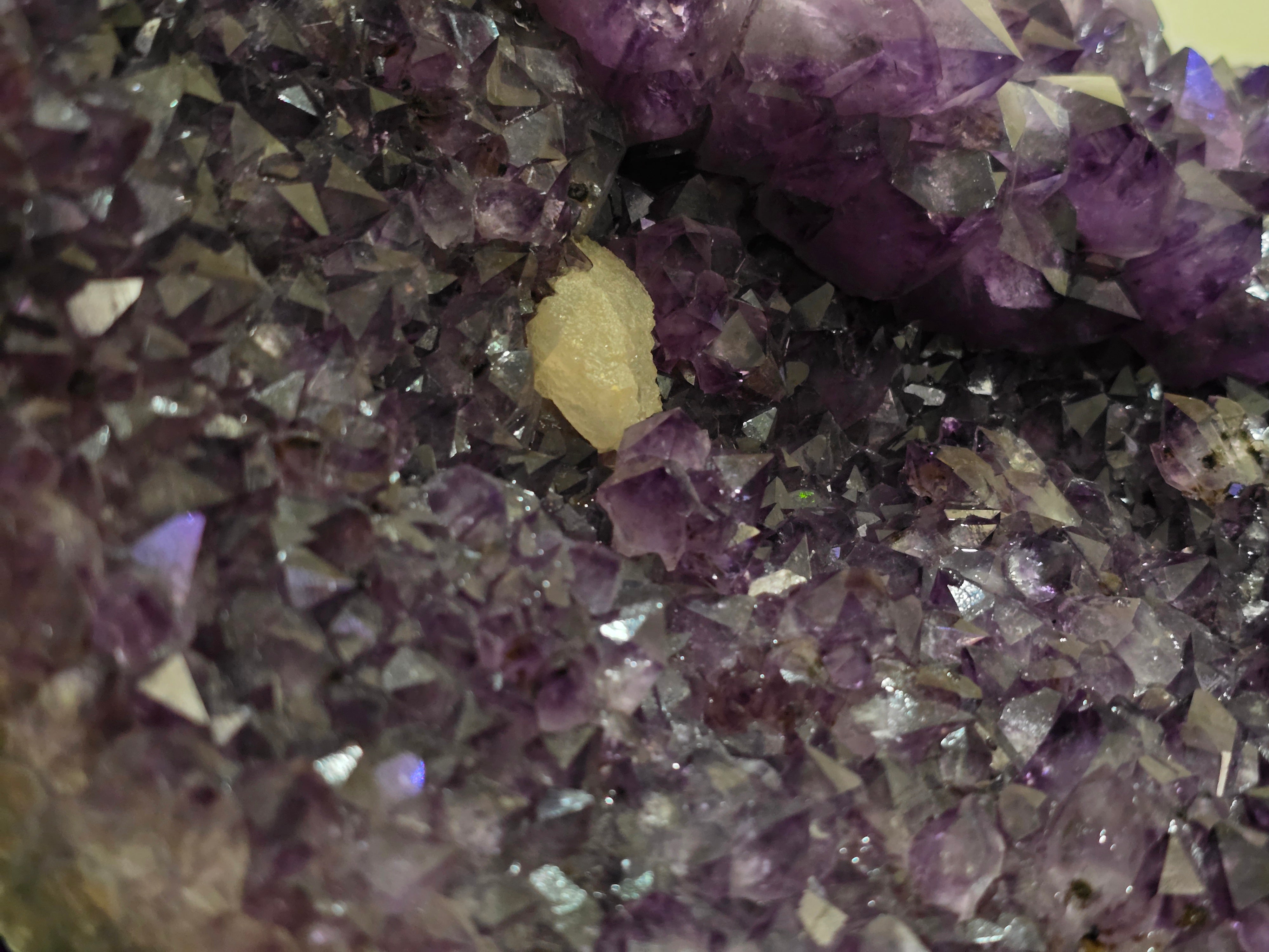 AAA Superb Deep Purple Amethyst Cluster – Stone of Divine Protection, Spiritual Awakening & Inner Harmony Crystal Wellness