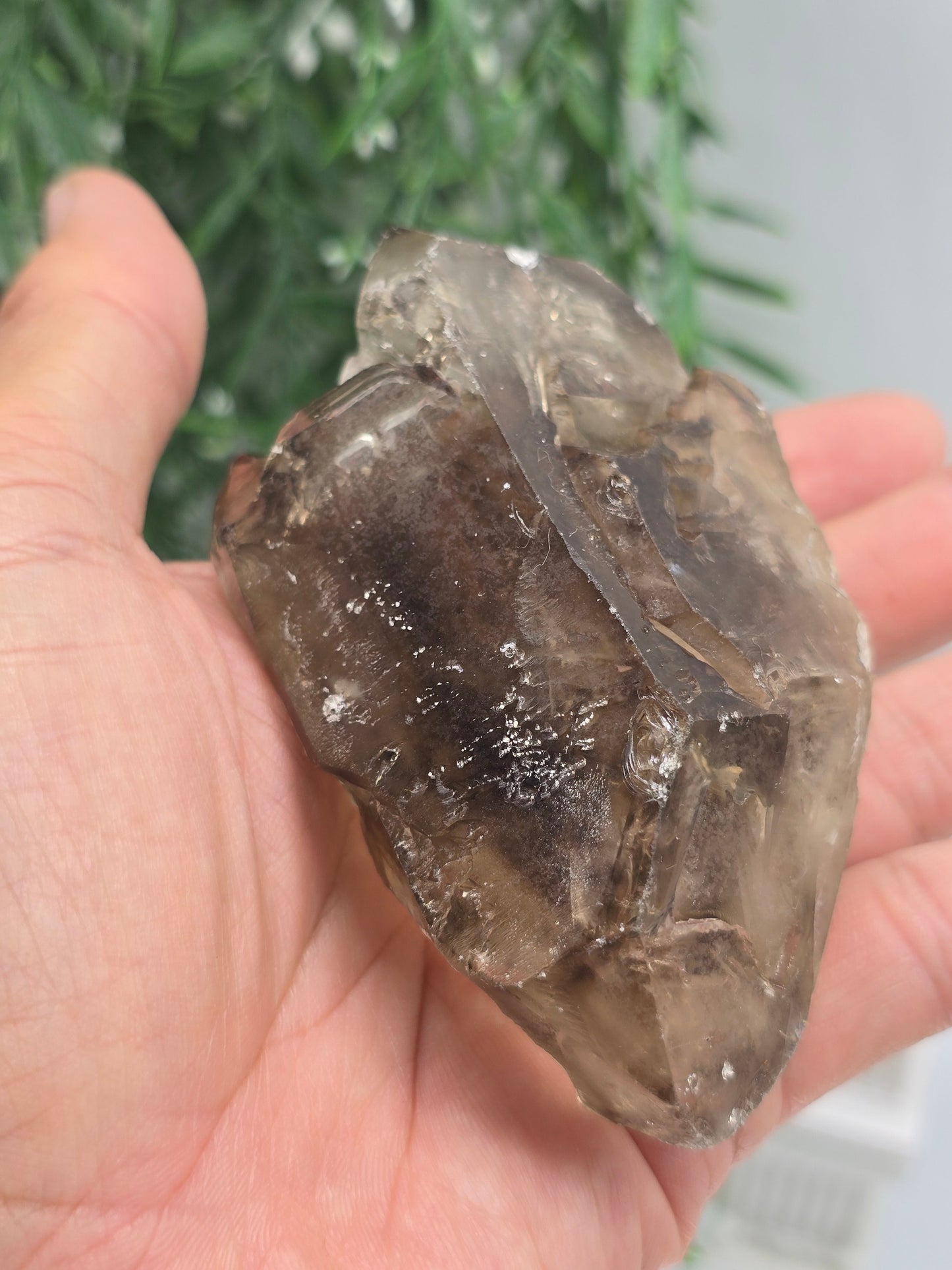 Elestial Quartz Specimen 10 × 6 × 5 cm (Stone of Ancient Wisdom & Spiritual Ascension) Crystal Wellness
