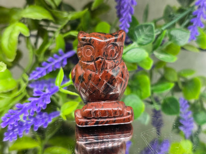 Gold Tiger's Eye Owl Crystal Wellness