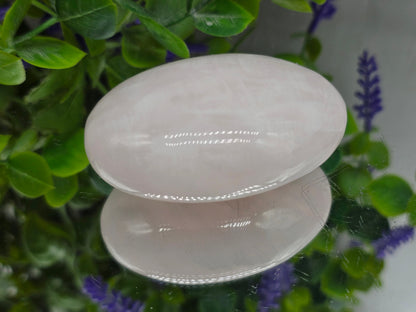 Mangano Calcite Palm Stone Crystal Wellness