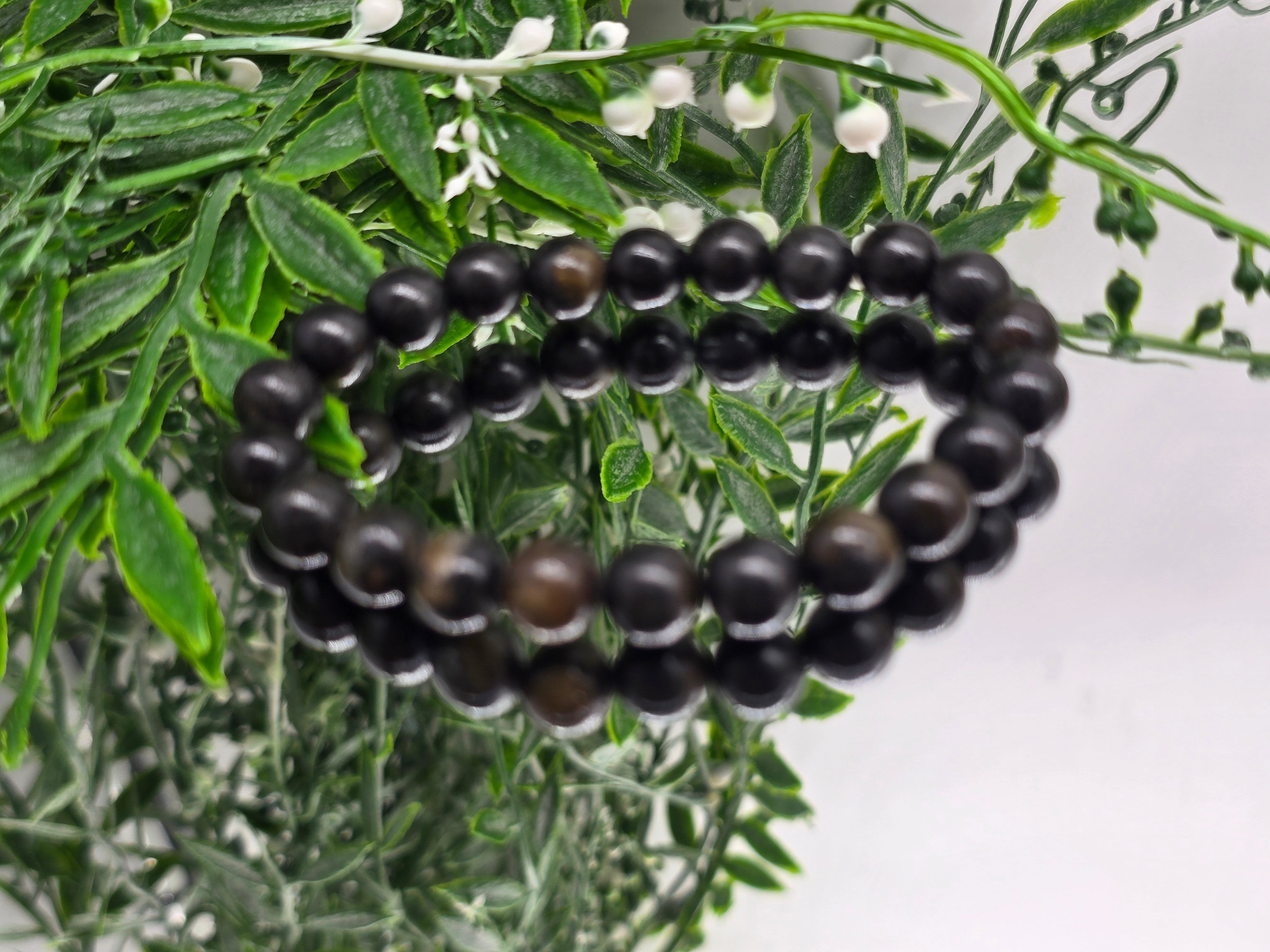 Genuine Isua Stone Bracelet from Greenland – One of Earth’s Oldest Stones | Power, Balance & Root Chakra Healing Crystal Wellness