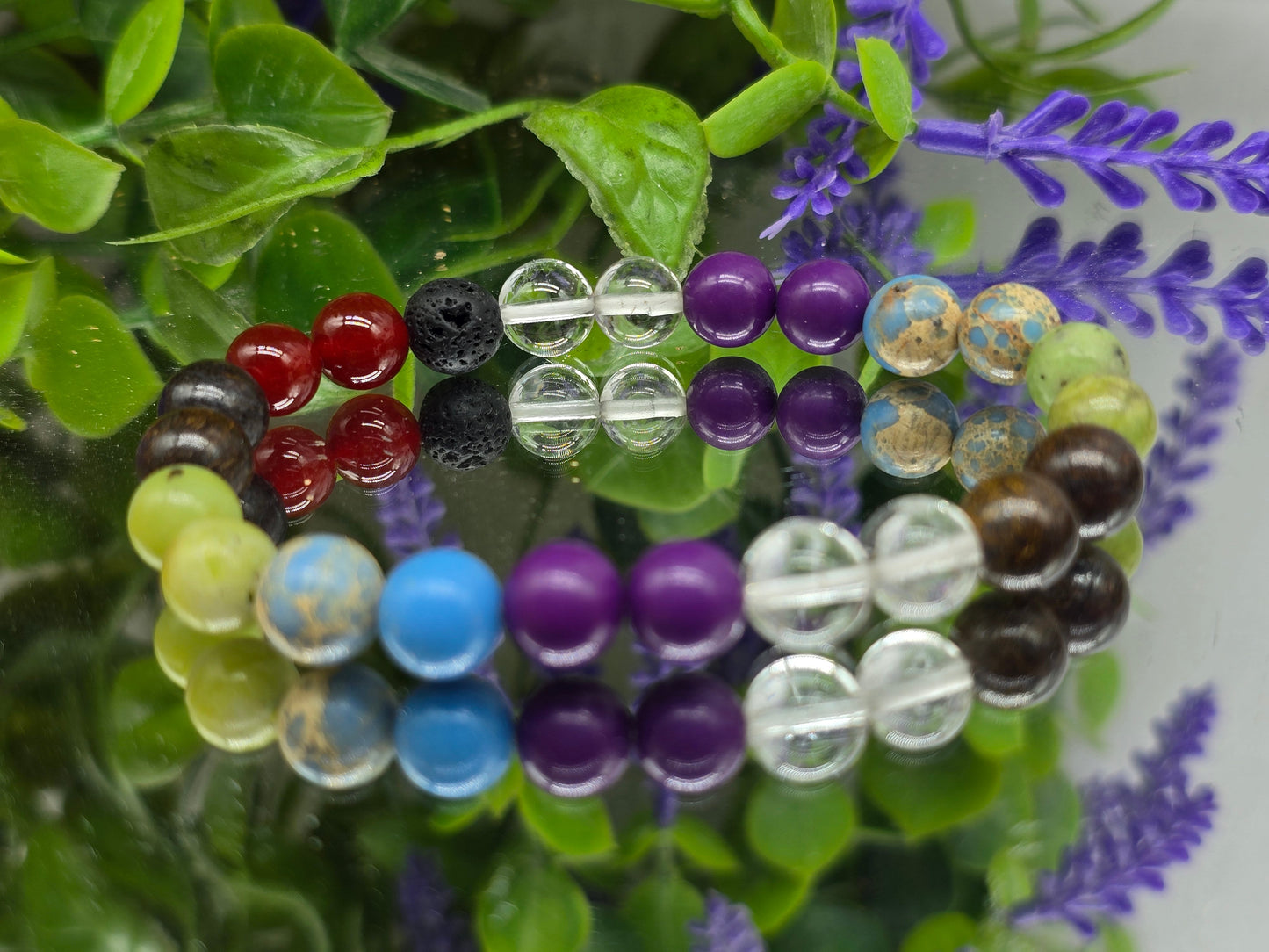 Natural Seven Chakra Bracelet 8mm – Stone of Balance and Wellbeing Crystal Wellness