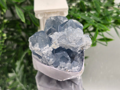 Natural Celestite Cluster – Madagascar | Angelic Communication, Peace & Spiritual Connection Crystal Wellness