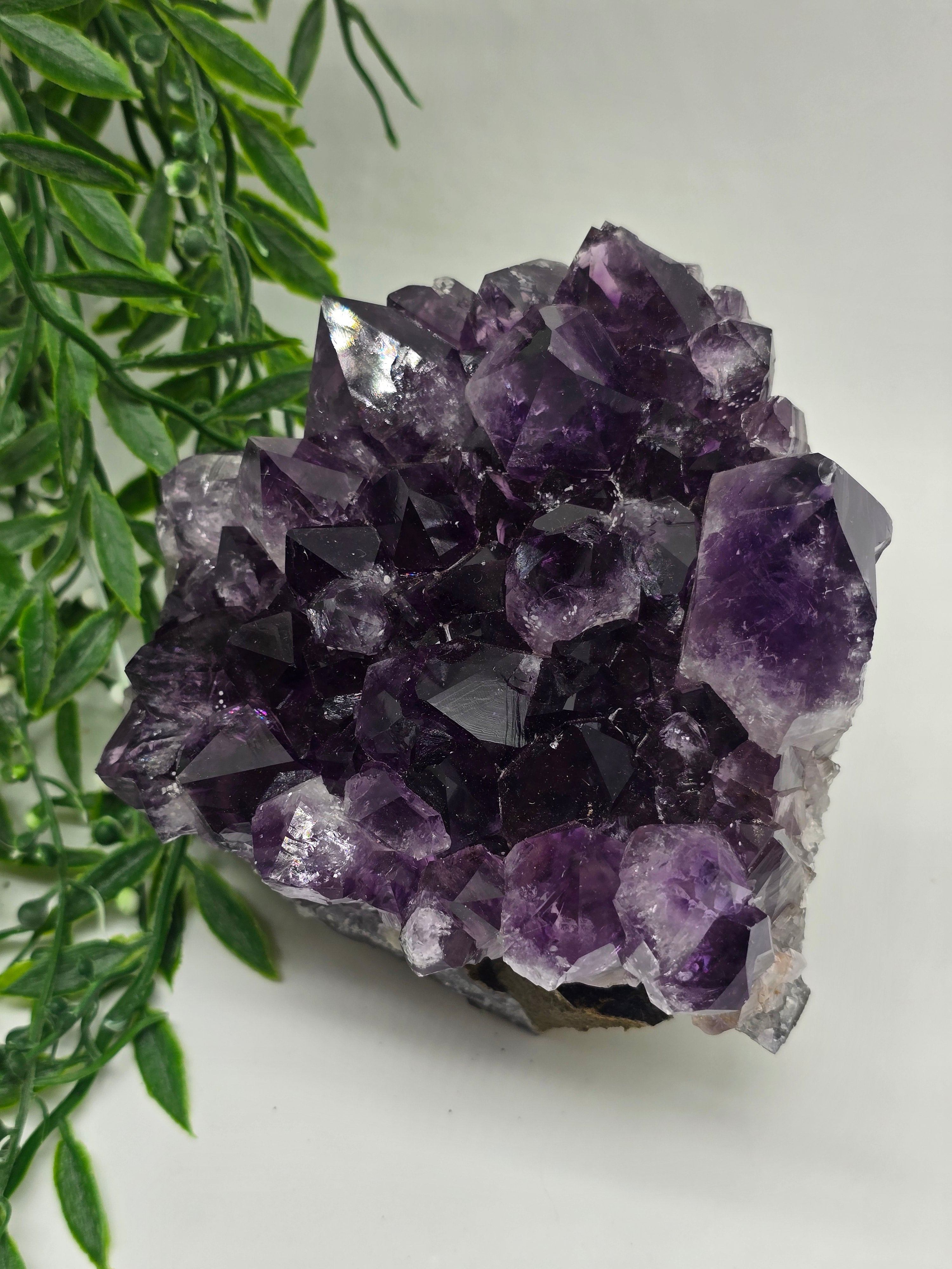 Amethyst Cluster Deep Purple – AAAA Grade, 1.5kg Crystal Wellness