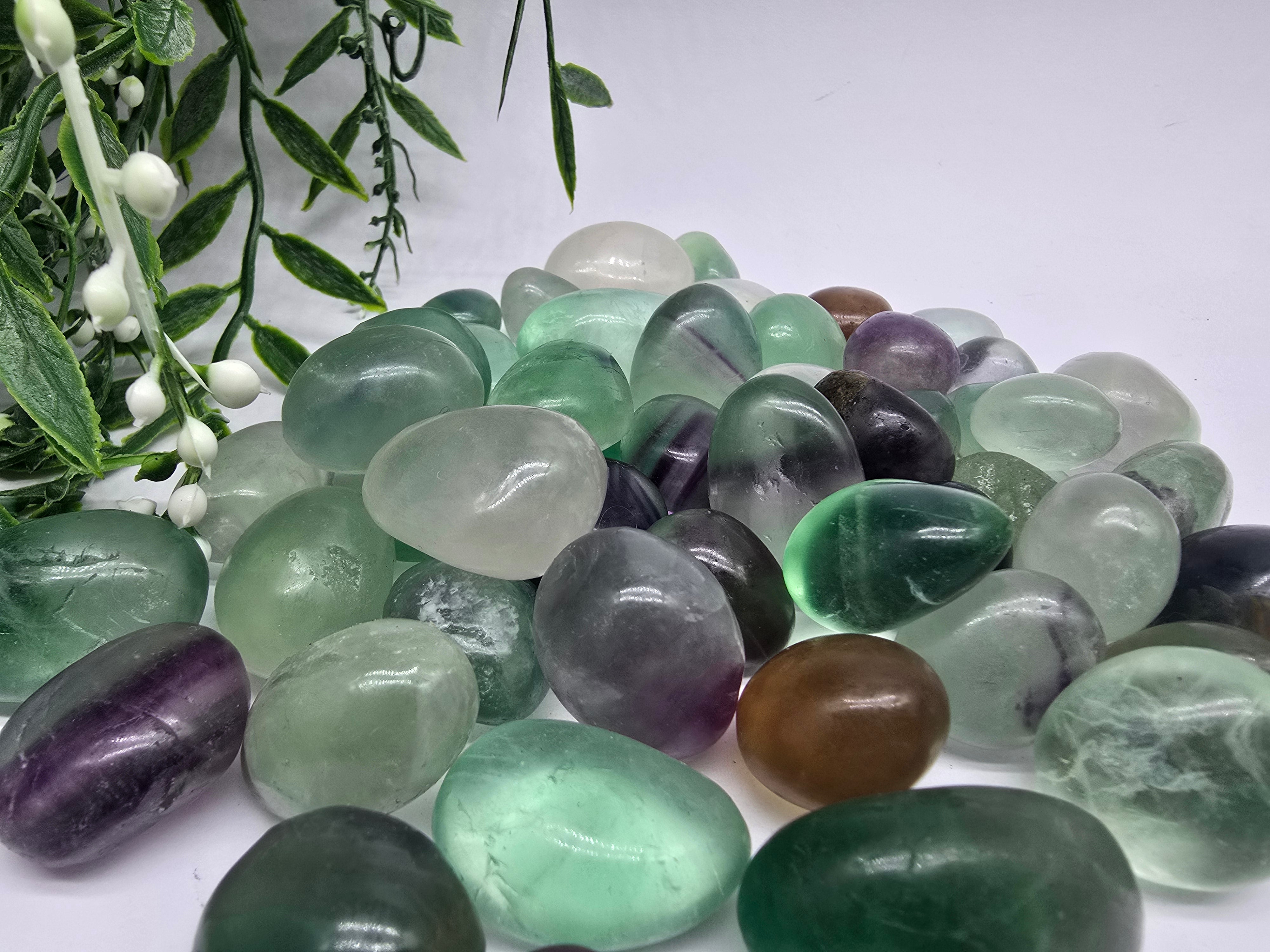 Fluorite Tumbled Stone Crystal Wellness