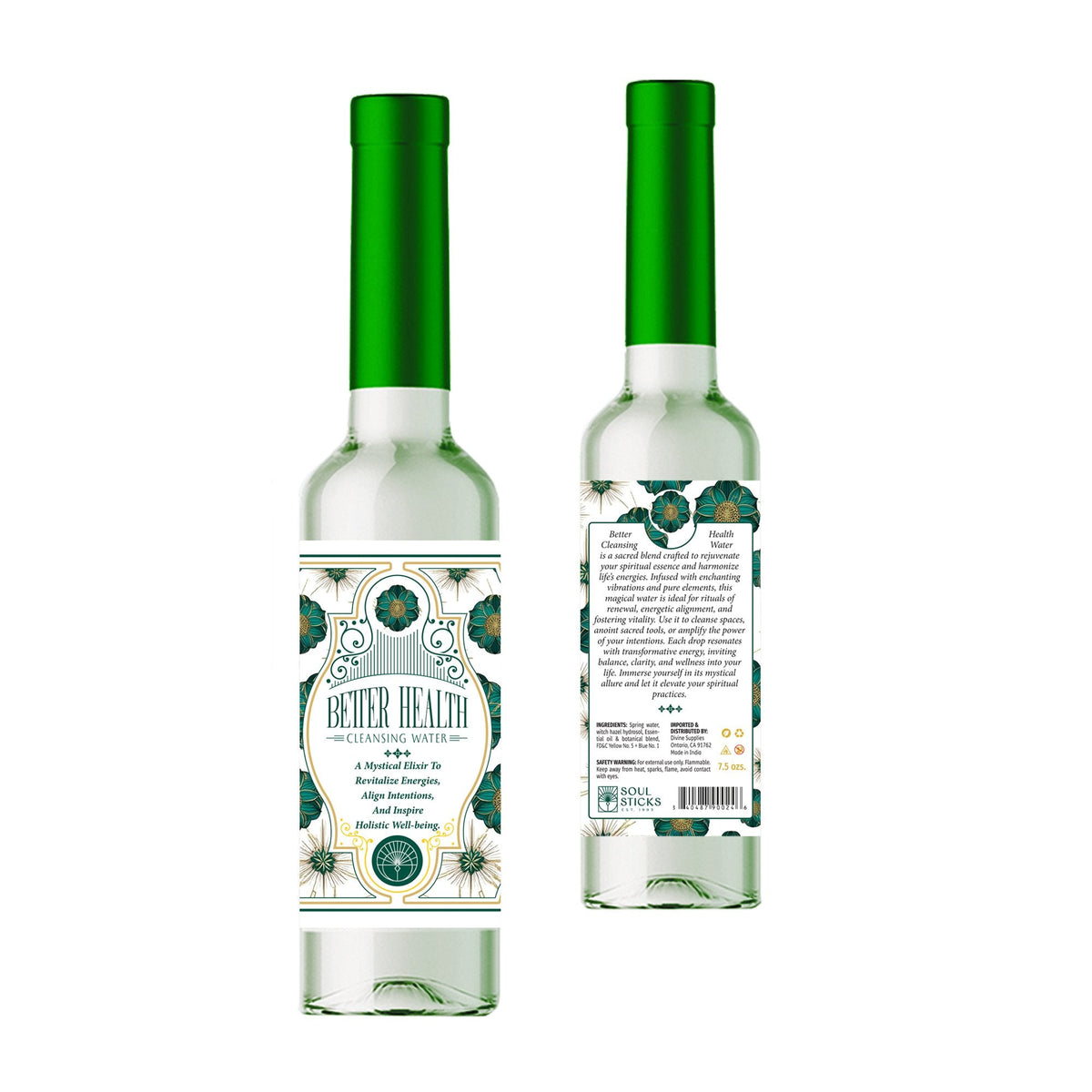 Better Health Cleansing Water 200ml Soul Sticks Crystal Wellness