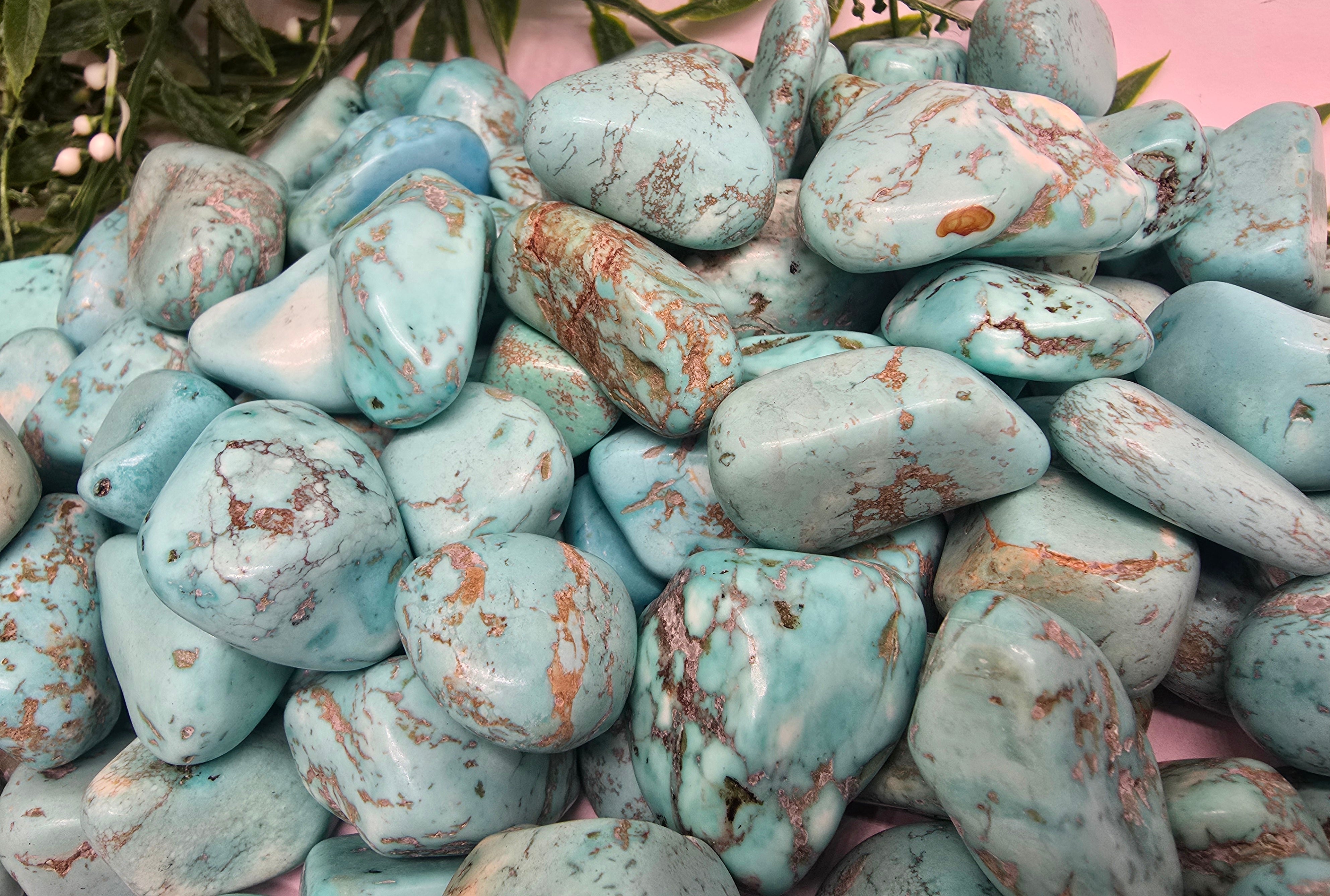 Turquenite Tumbled Stone Crystal Wellness