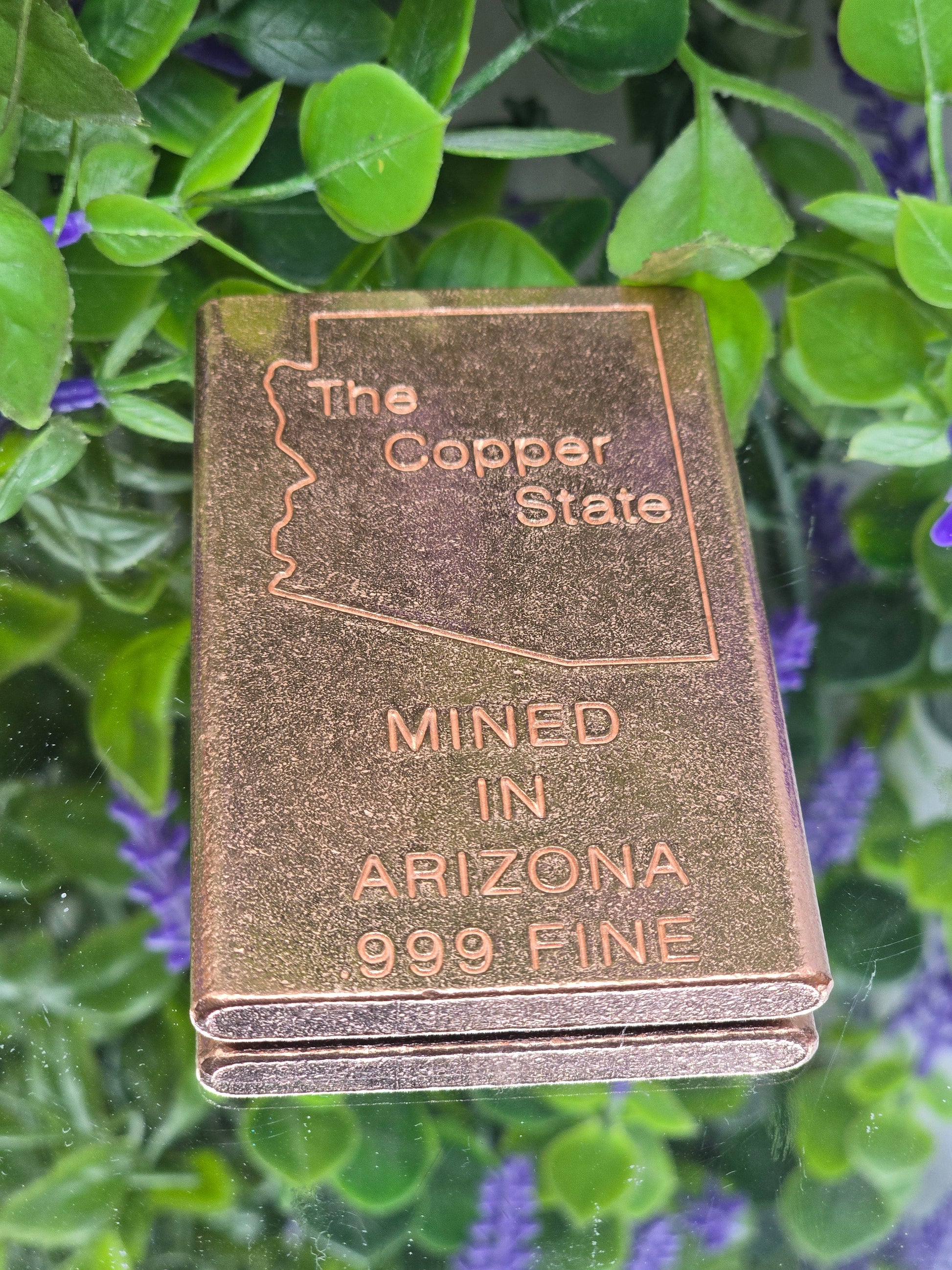 Arizona 999 Fine Copper Bar – 225g | 8 × 5 × 0.7cm | Pure Copper | “Energy, Grounding & Prosperity Crystal Wellness