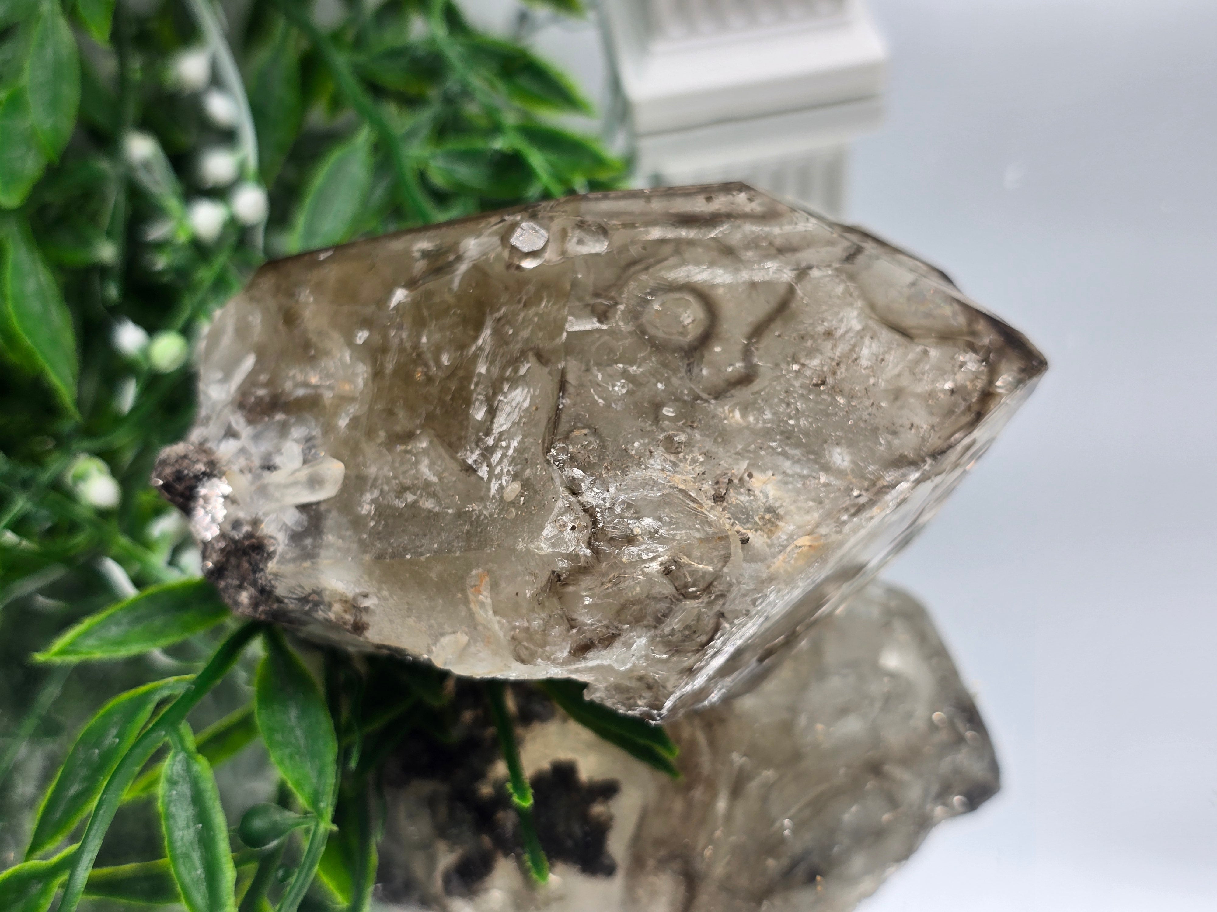 Elestial Quartz Specimen 10 × 6 × 5 cm (Stone of Ancient Wisdom & Spiritual Ascension) Crystal Wellness