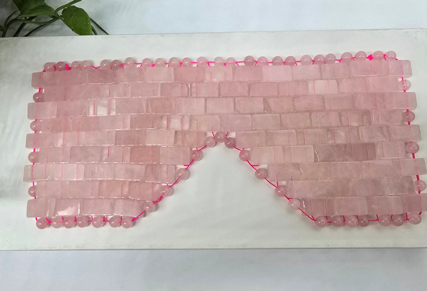 Rose Quartz Eye Mask Crystal Wellness