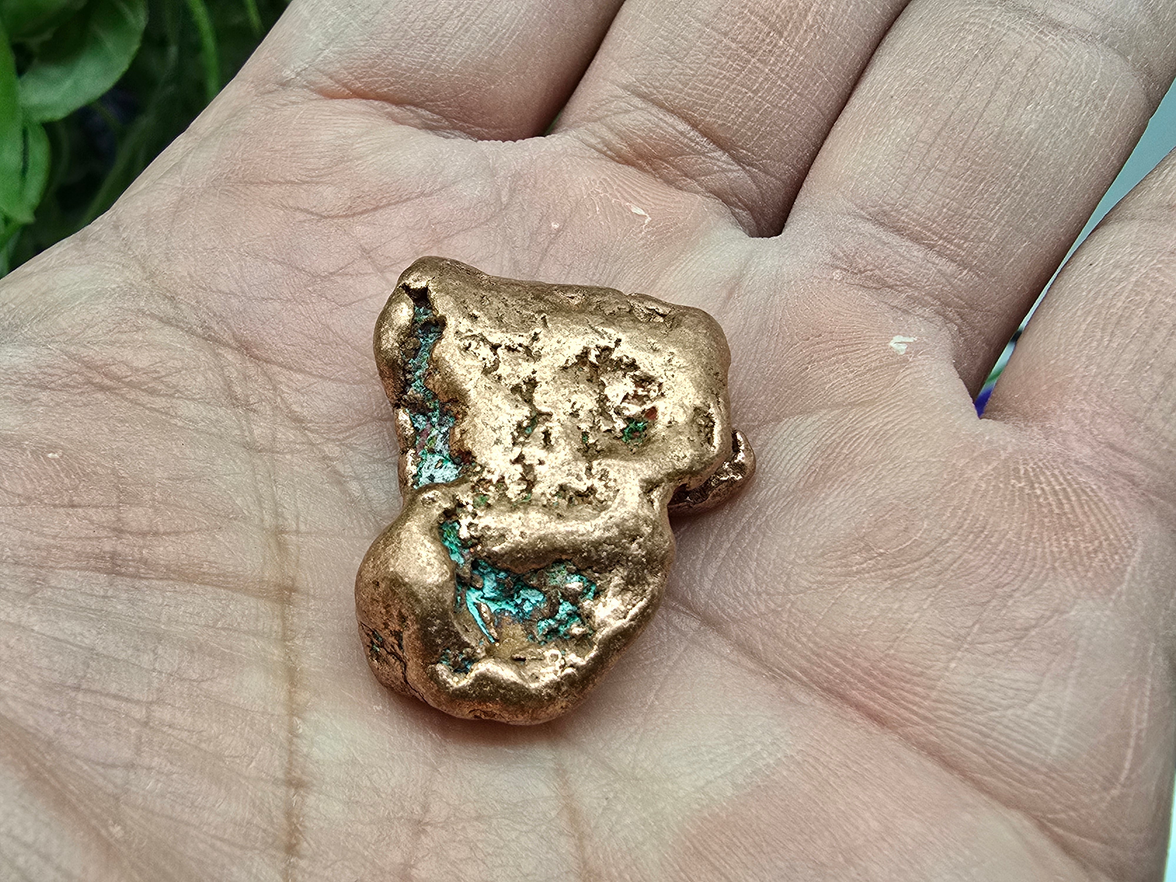 Michigan Native Copper Nugget (Stone of Vital Life Force & Earthly Abundance) Crystal Wellness
