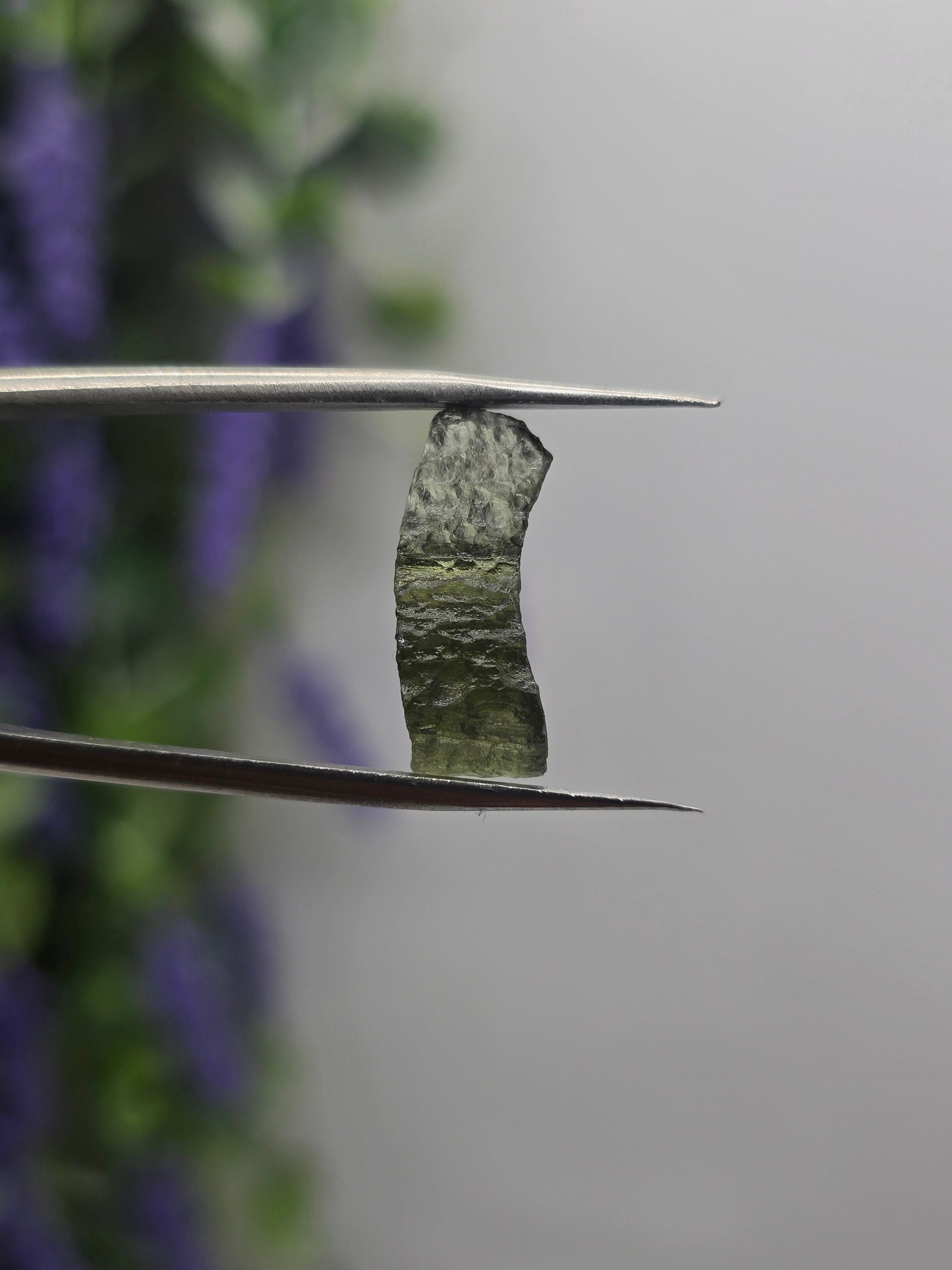 Moldavite 925 Sterling Silver Ring in Size 6 Crystal Wellness