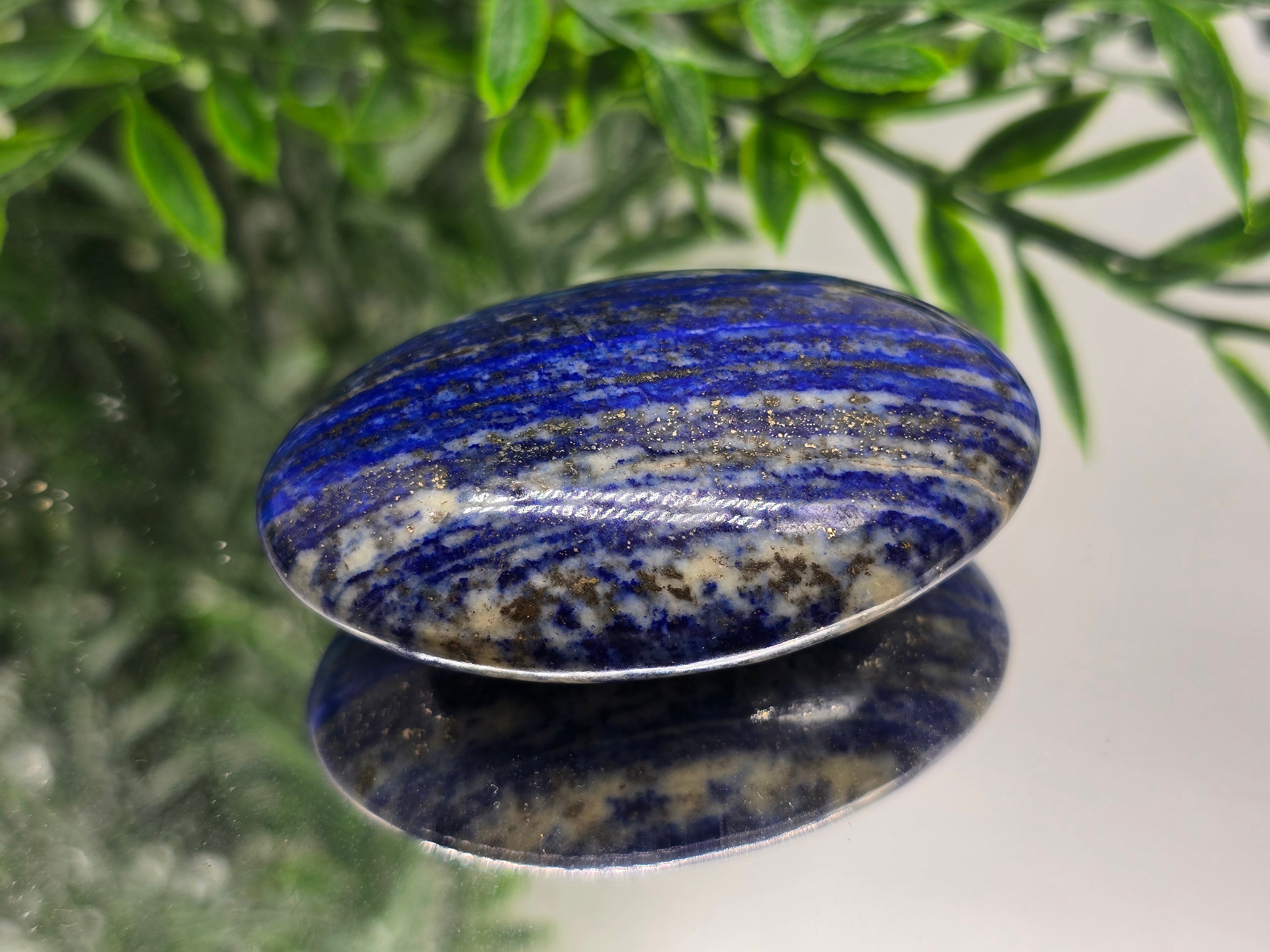 Lapis Lazuli Palm Stone AAA Large Crystal Wellness