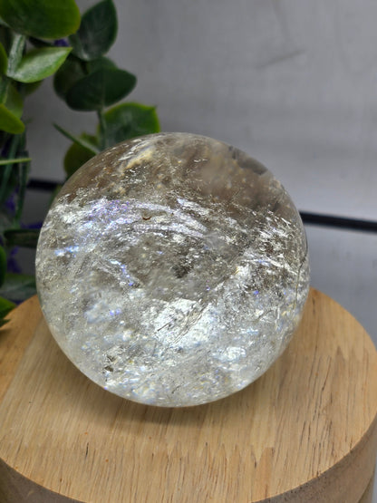 Smokey Quartz Sphere 6.5cm (Grounding & Protection) Crystal Wellness