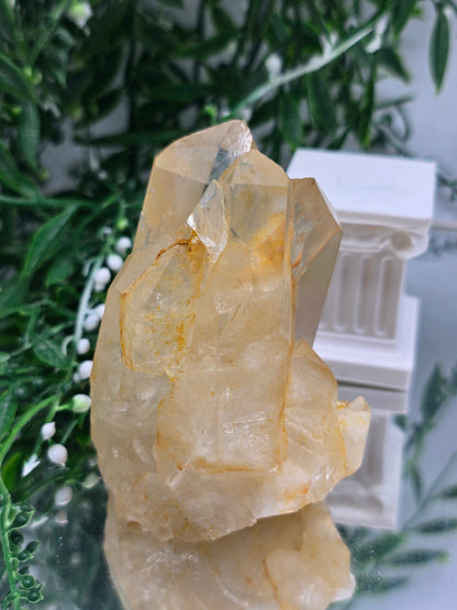 Genuine Natural Citrine Crystal Cluster — Stone of Abundance & Joy | 330g 8x7x5cm Crystal Wellness