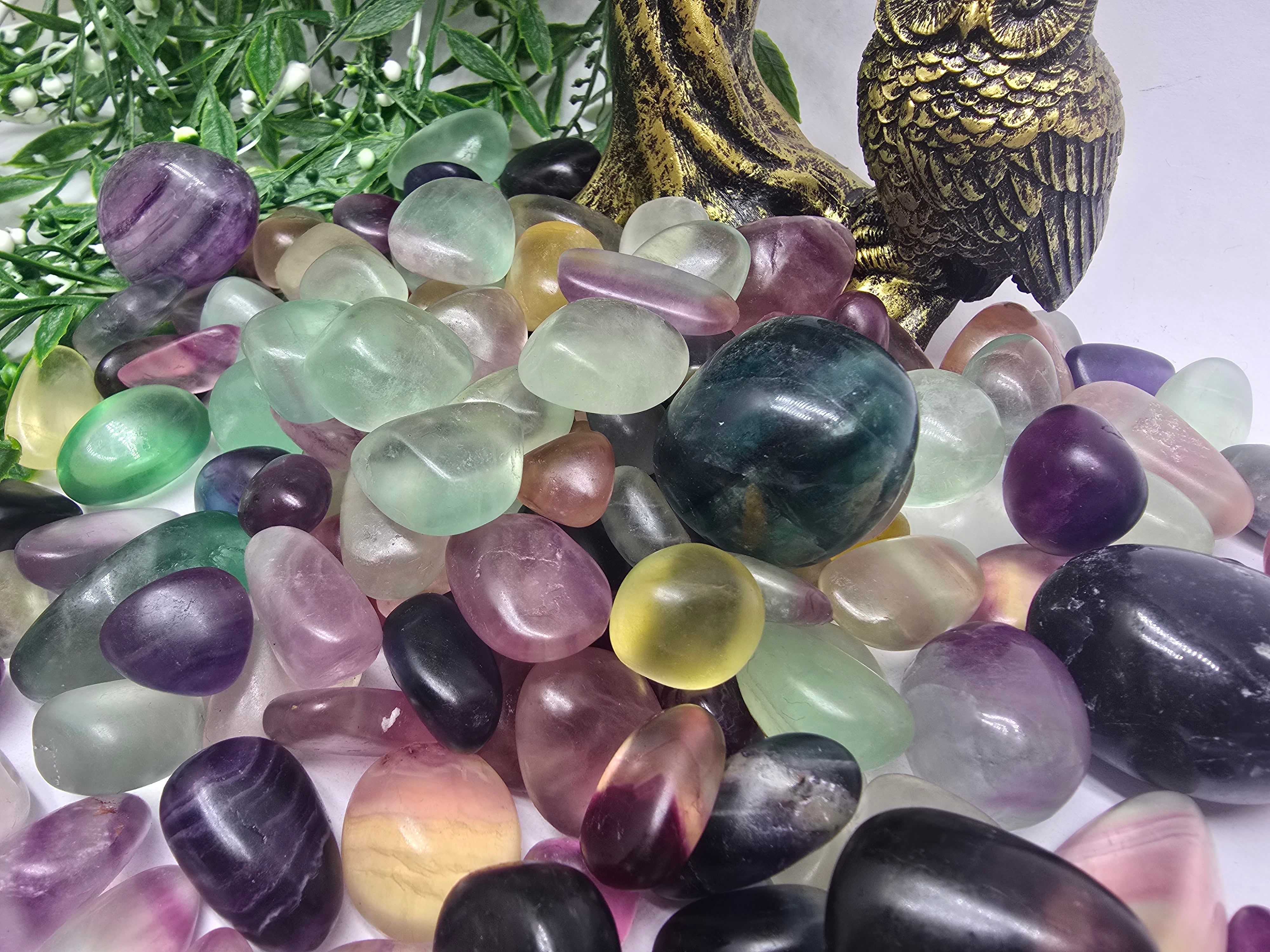 Fluorite Tumbled Stone Crystal Wellness