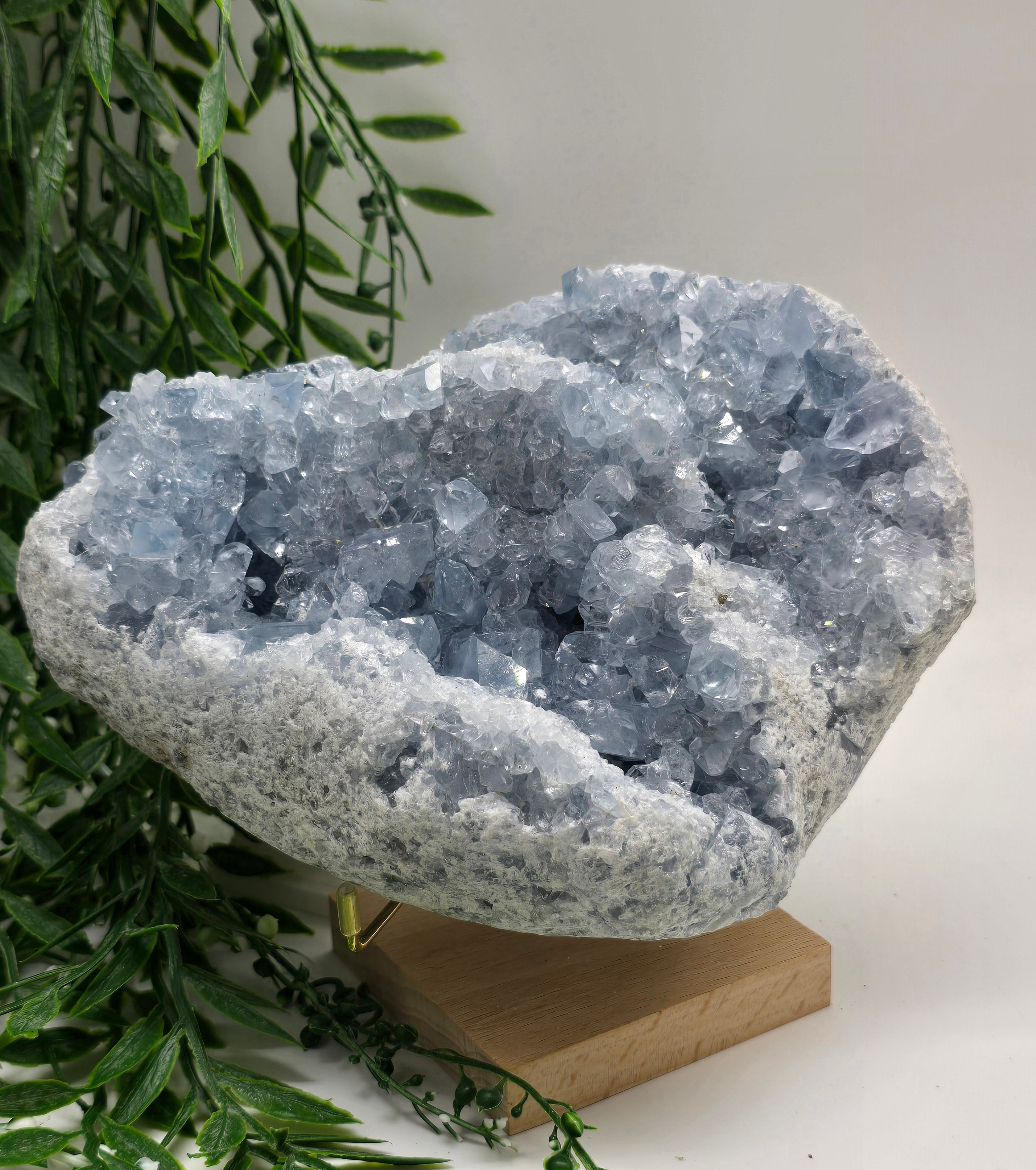 Celestial Calm Celestite Geode – 3kg Madagascar Crystal Wellness