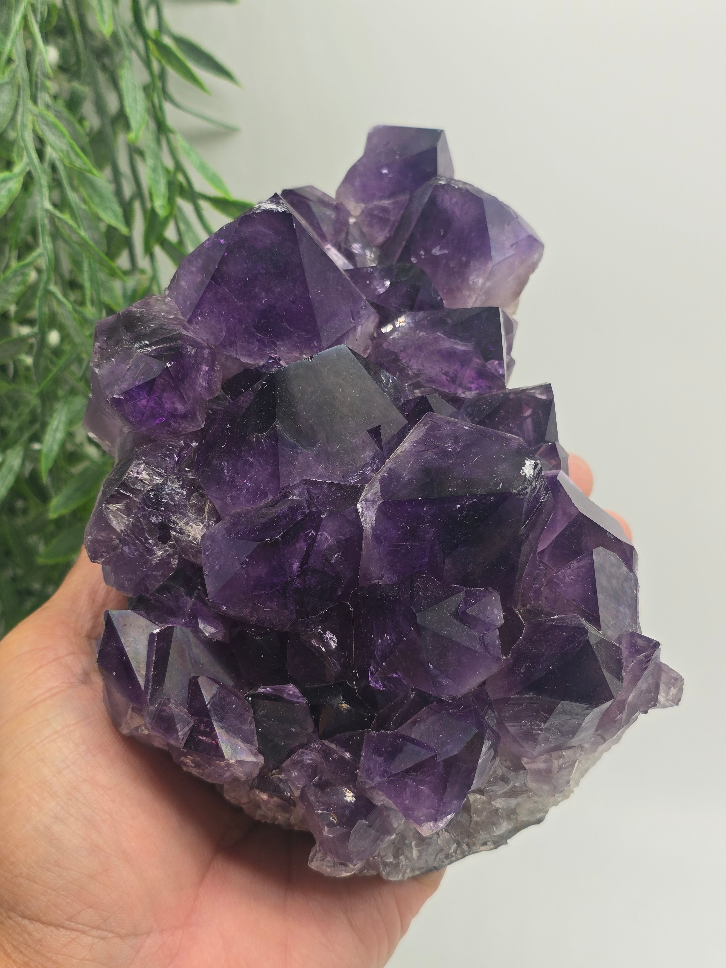 Deep Purple Amethyst Cluster – AAA Grade, 2.3kg Crystal Wellness