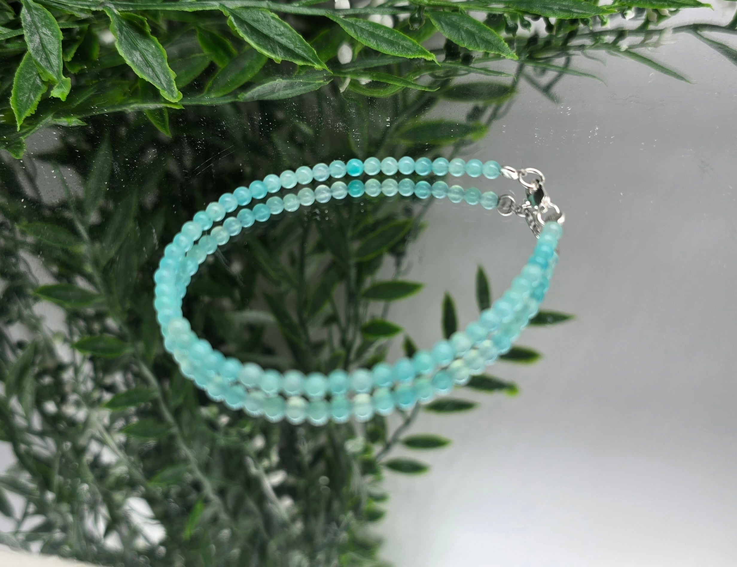 Amazonite Harmony Bracelet – 925 Sterling Silver Crystal Wellness
