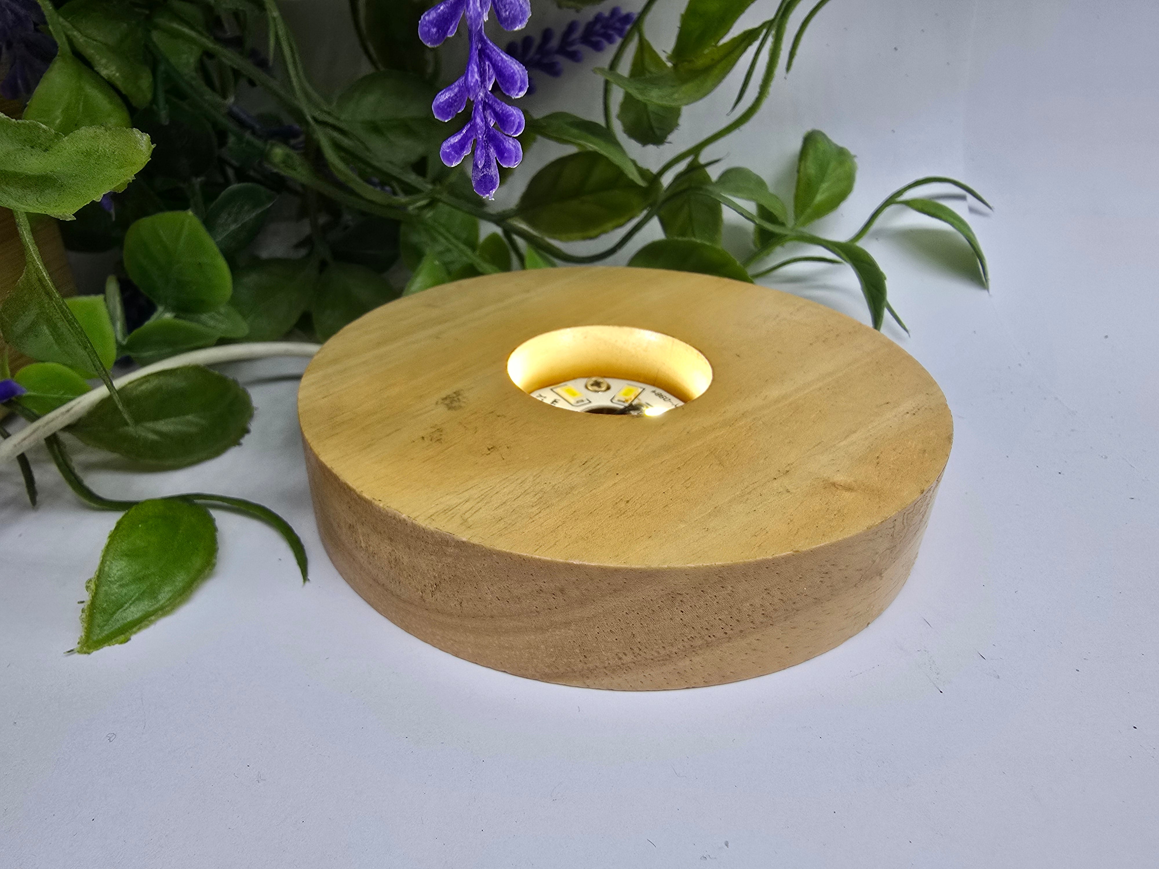 Bamboo LED Light Crystal Wellness