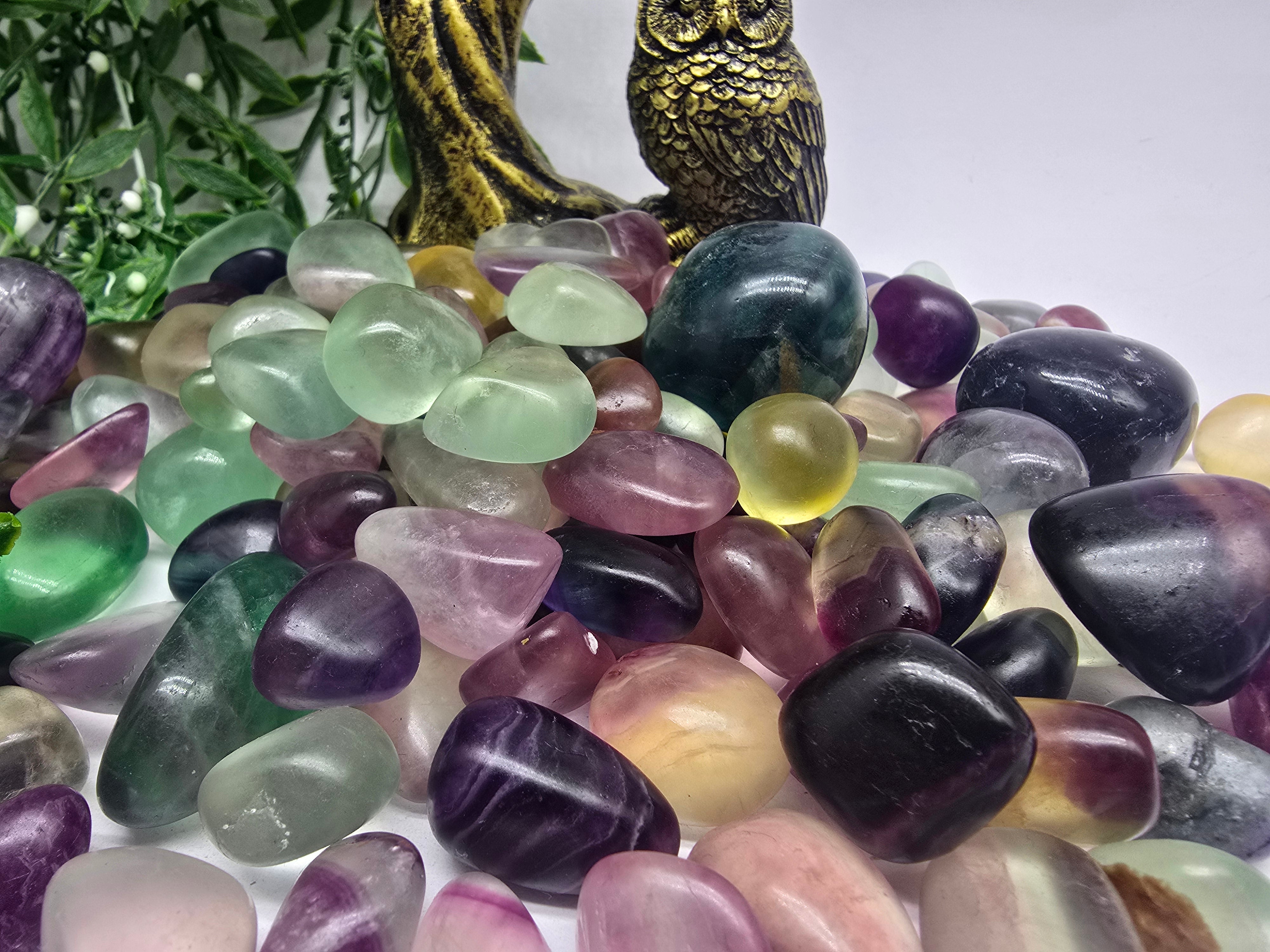 Fluorite Tumbled Stone Crystal Wellness