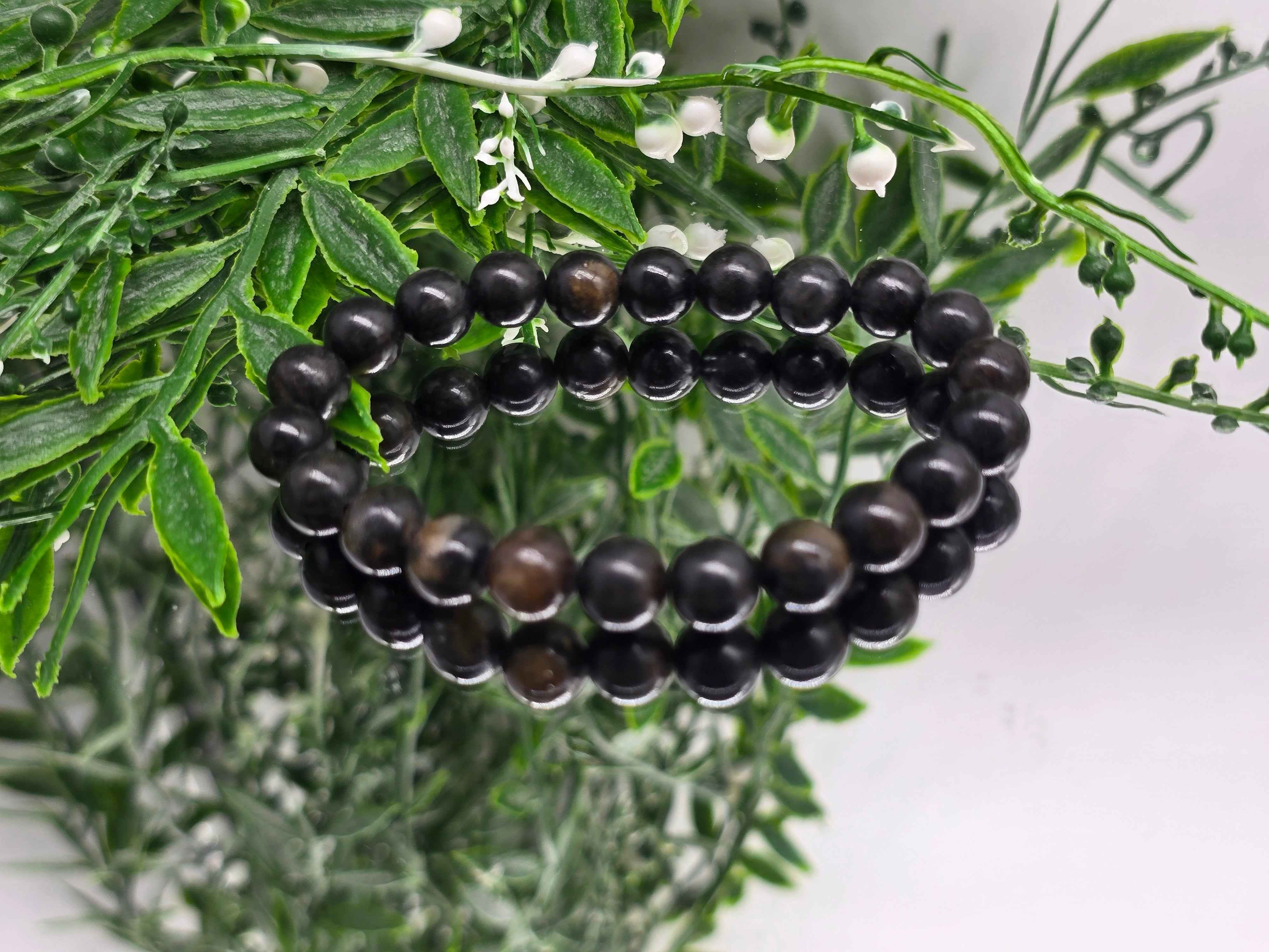 Genuine Isua Stone Bracelet from Greenland – One of Earth’s Oldest Stones | Power, Balance & Root Chakra Healing Crystal Wellness