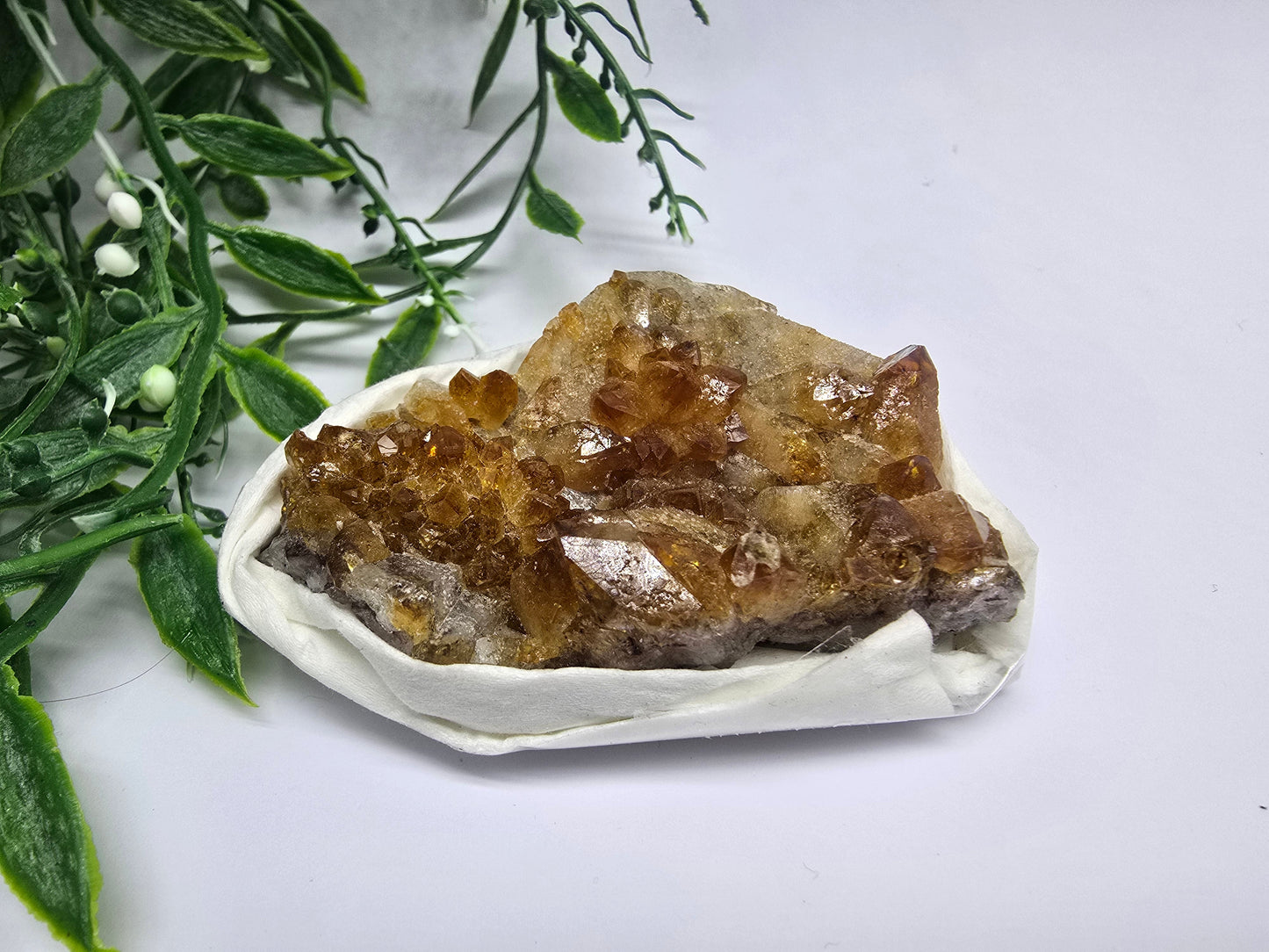 Citrine Cluster Crystal Wellness