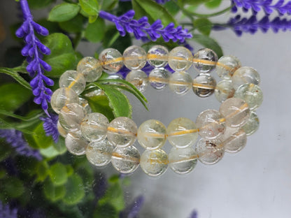 Genuine Natural Champagne Topaz Bracelet 10mm | High-Grade Golden Topaz Crystal Bracelet for Abundance & Confidence Crystal Wellness