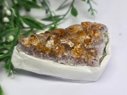 Citrine Cluster Crystal Wellness